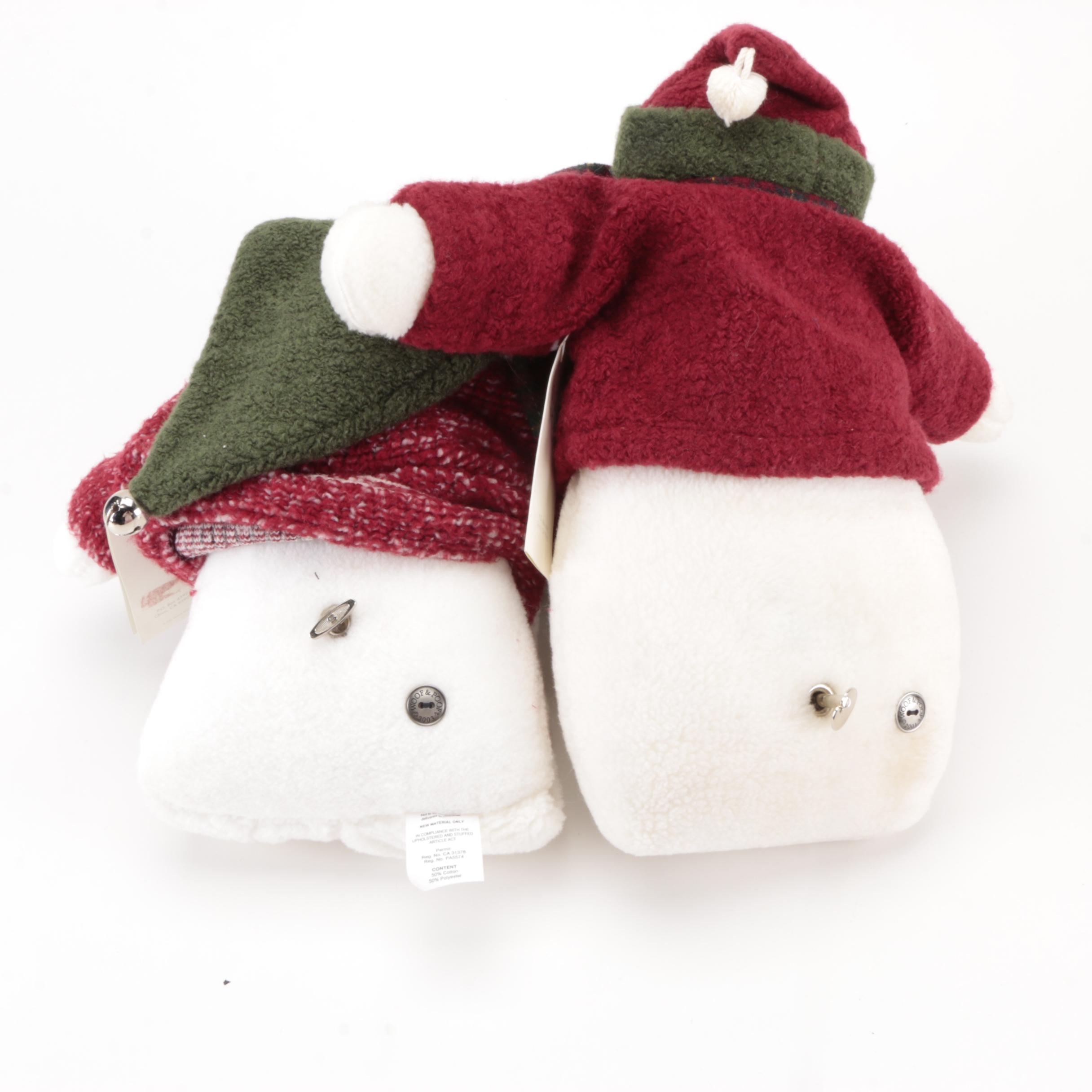 Woof & Poof Musical and Other Plush Shelf Sitters and Christmas Decor