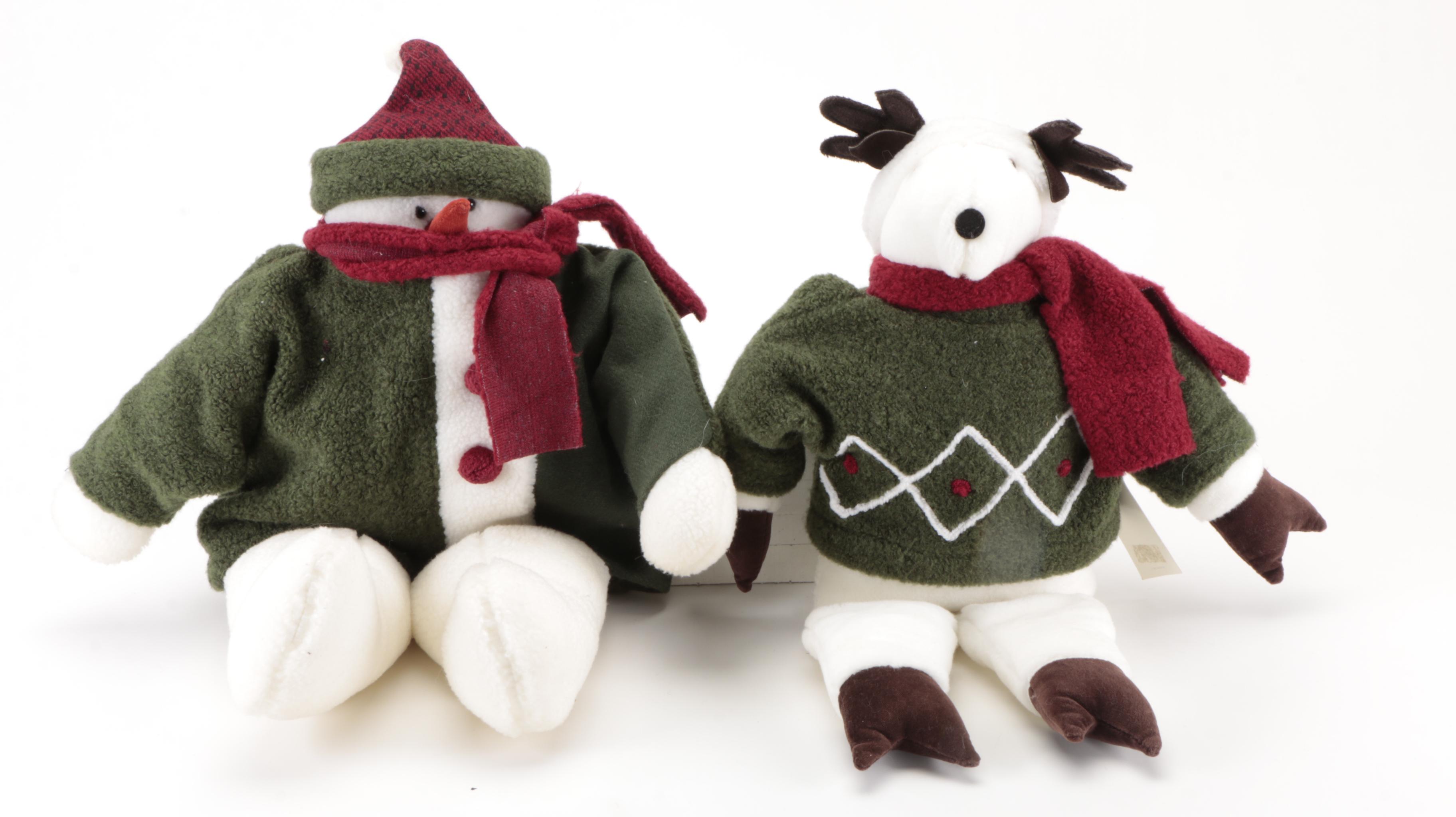 Woof & Poof Musical and Other Plush Shelf Sitters and Christmas Decor