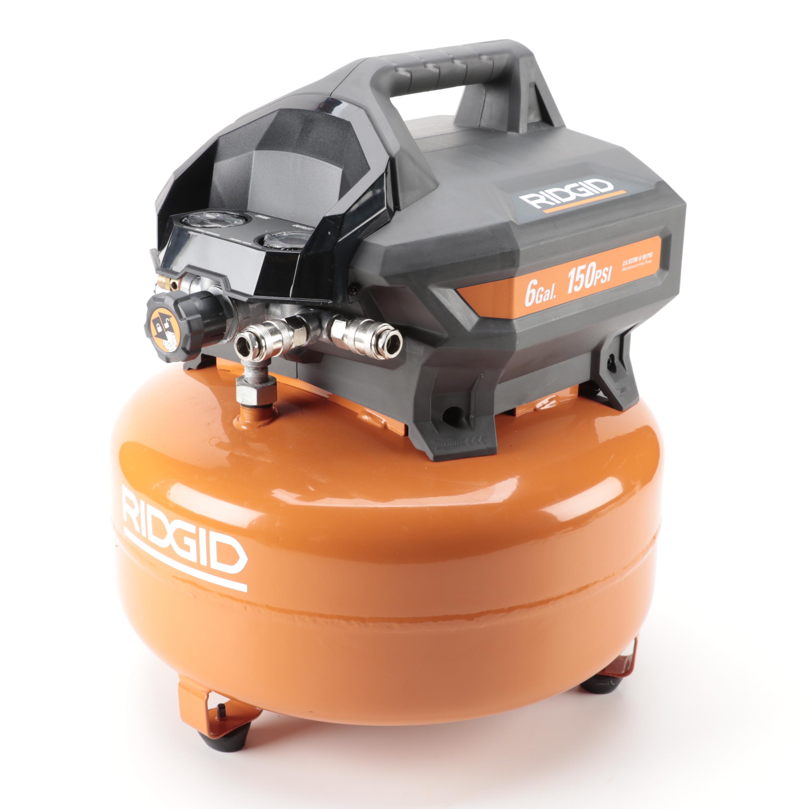 Rigid 6-Gallon Portable Electric Pancake Air Compressor