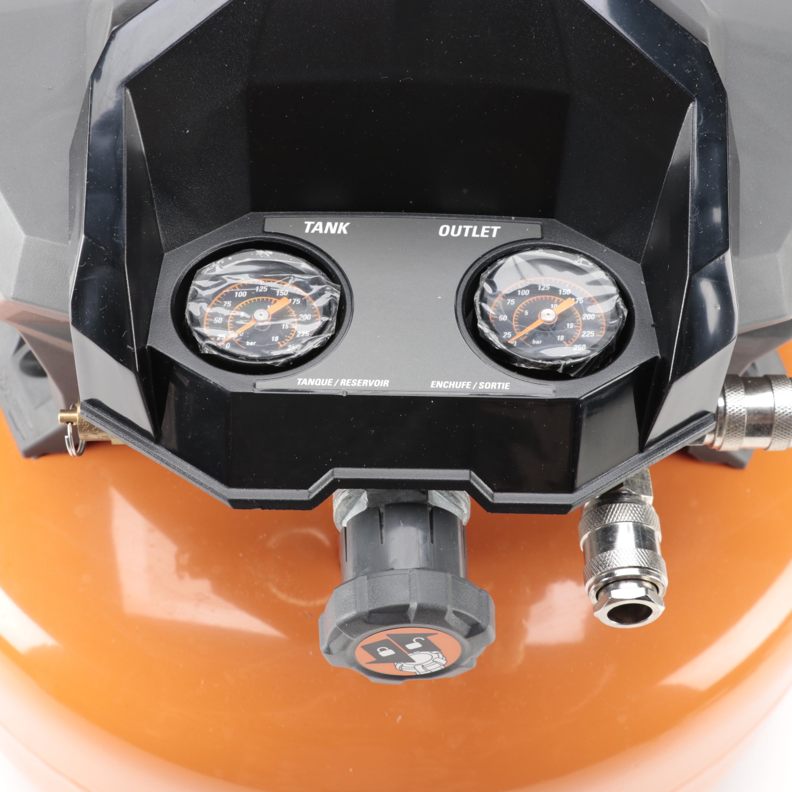 Rigid 6-Gallon Portable Electric Pancake Air Compressor