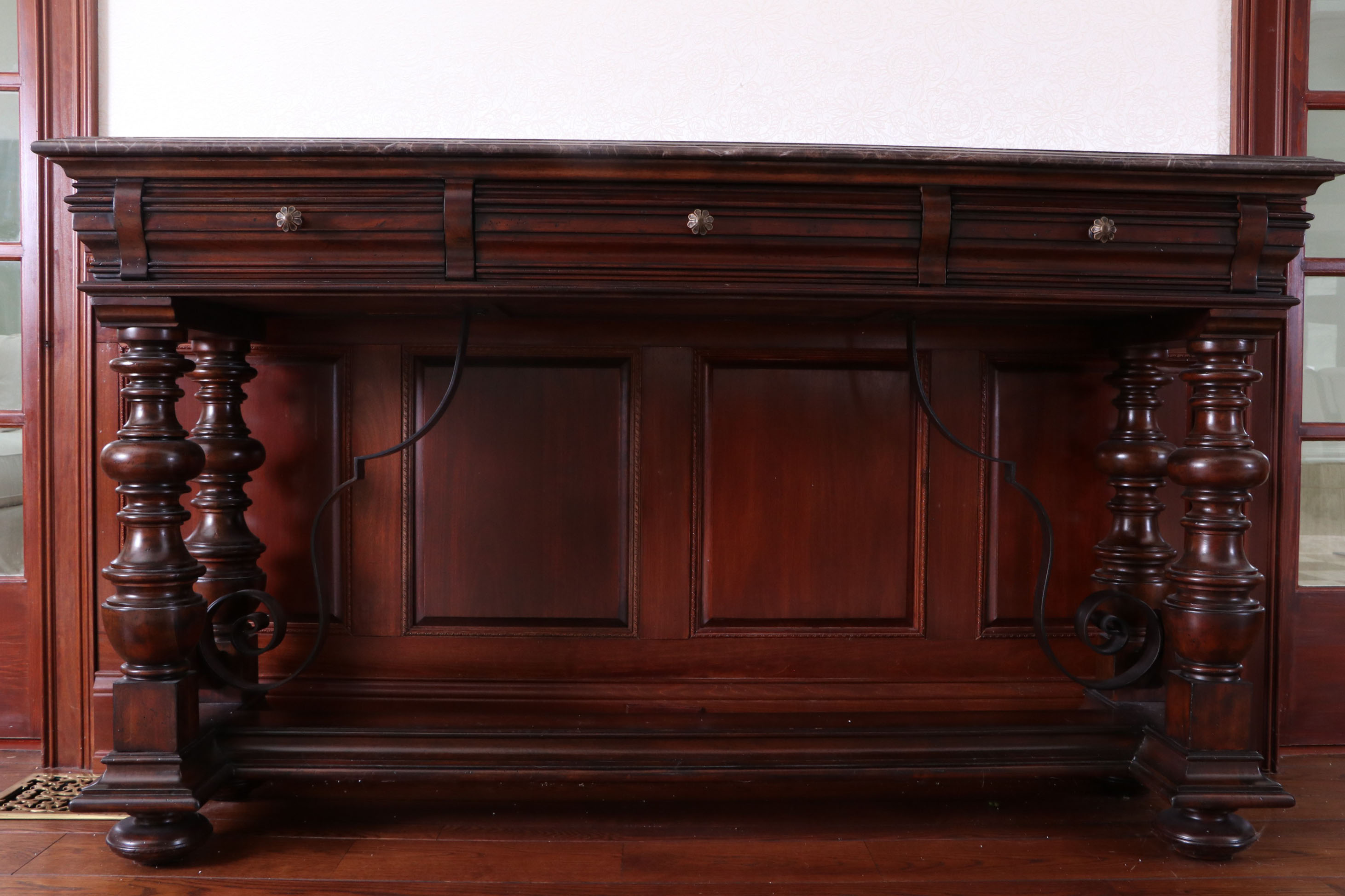 Stanley Furniture Costa Del Sol Collection Marble Top Sideboard