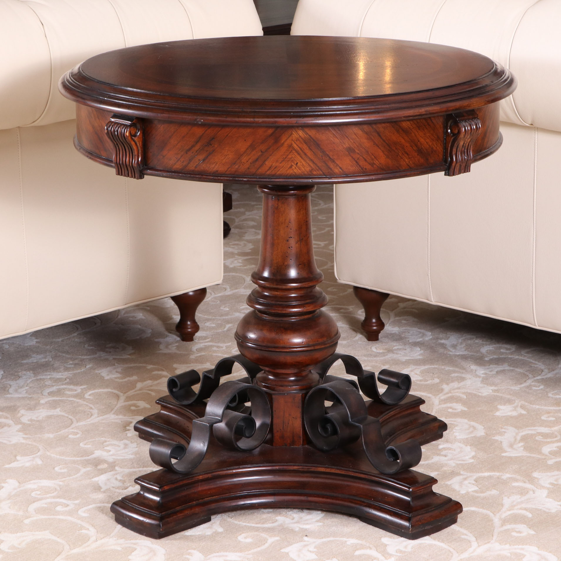 Stanley Furniture Costa Del Sol Collection "Smiling Luna" Round Evening Table