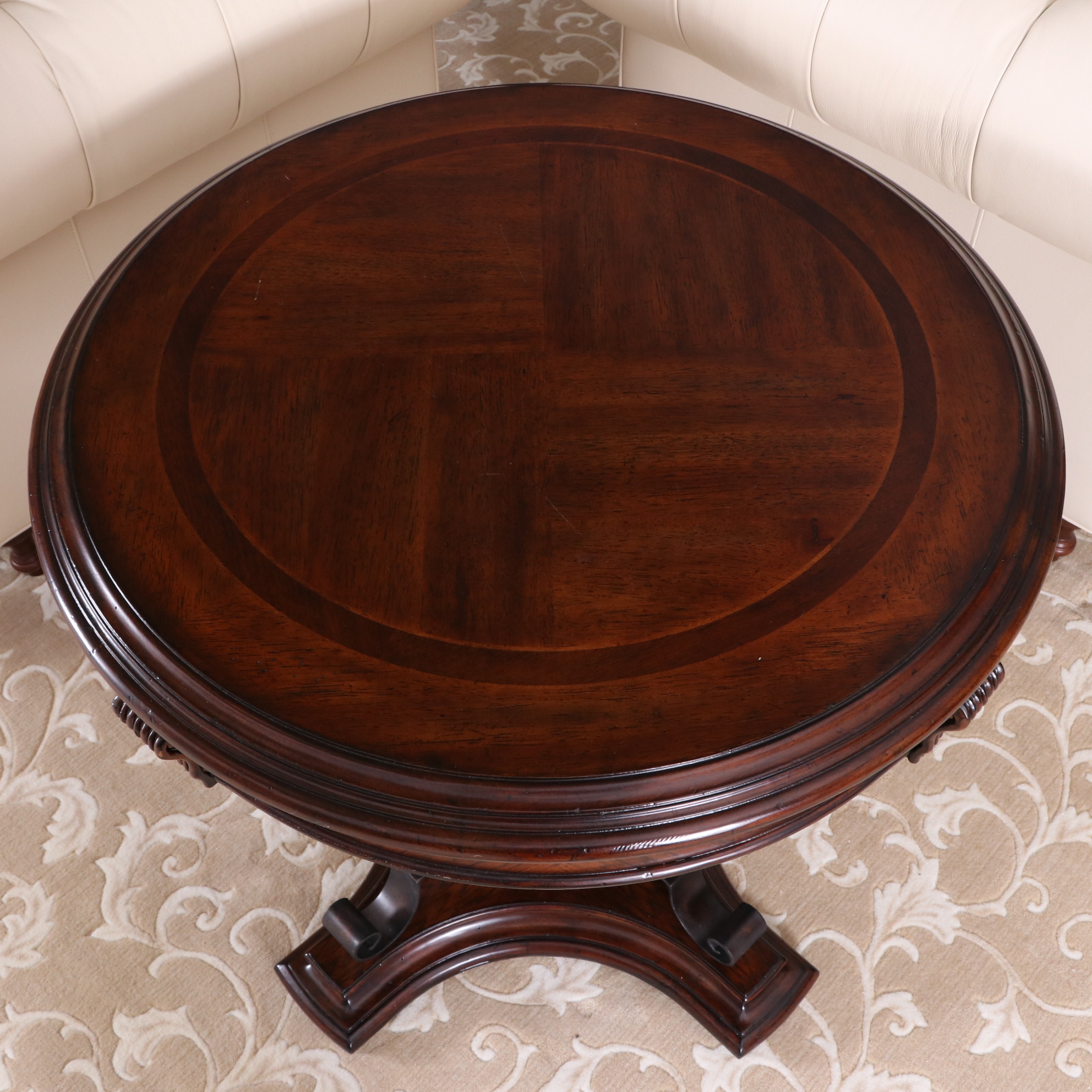 Stanley Furniture Costa Del Sol Collection "Smiling Luna" Round Evening Table