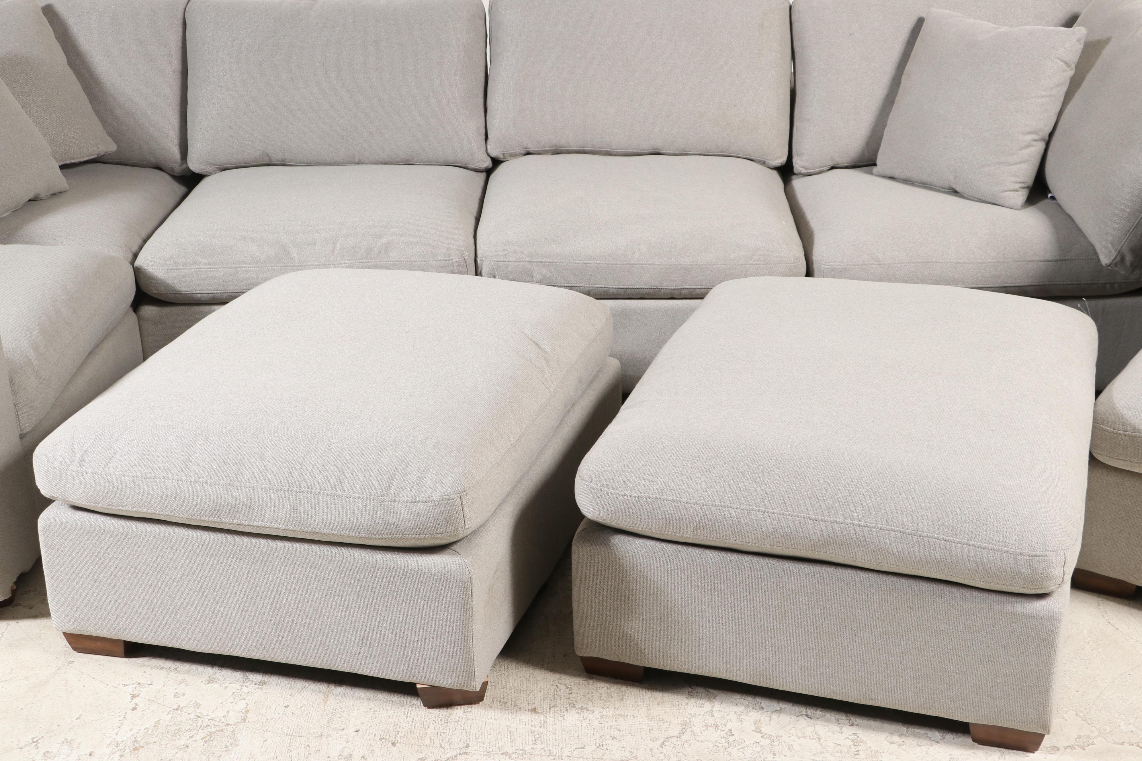 Thomasville Lowell 8-Piece Fabric Modular Sectional