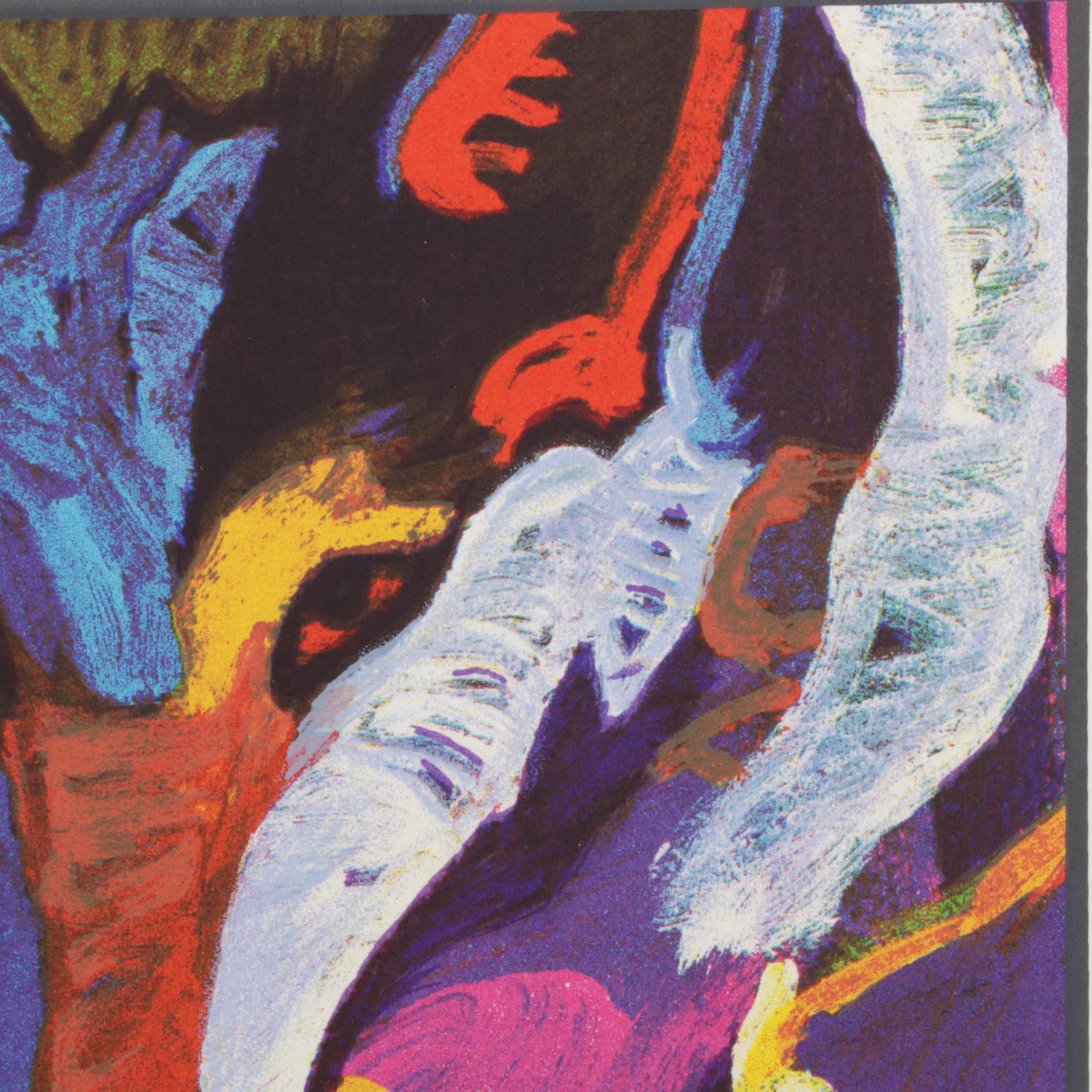 John Nieto Serigraph of Wolf, 1996