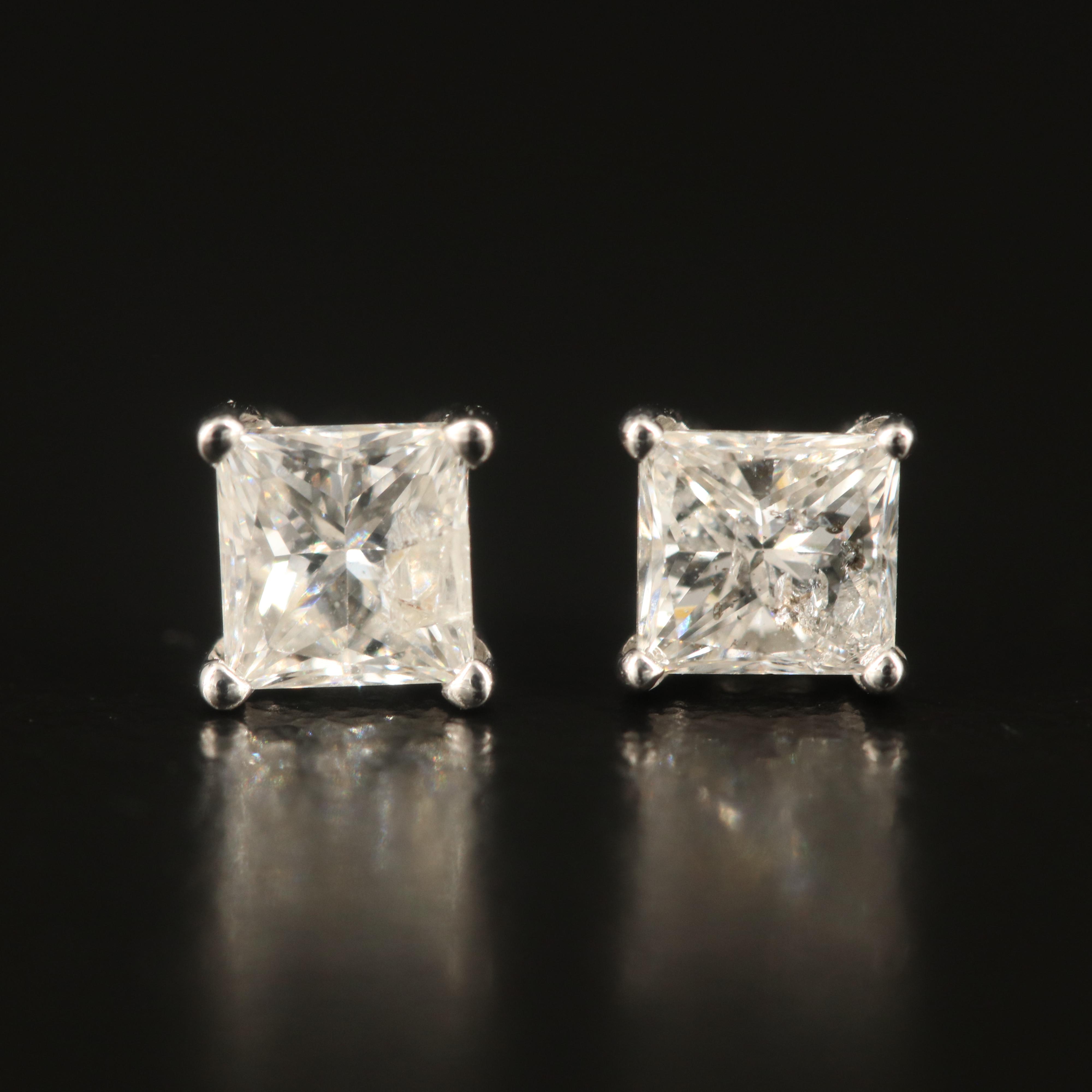 14K 0.75 CTW Diamond Stud Earrings