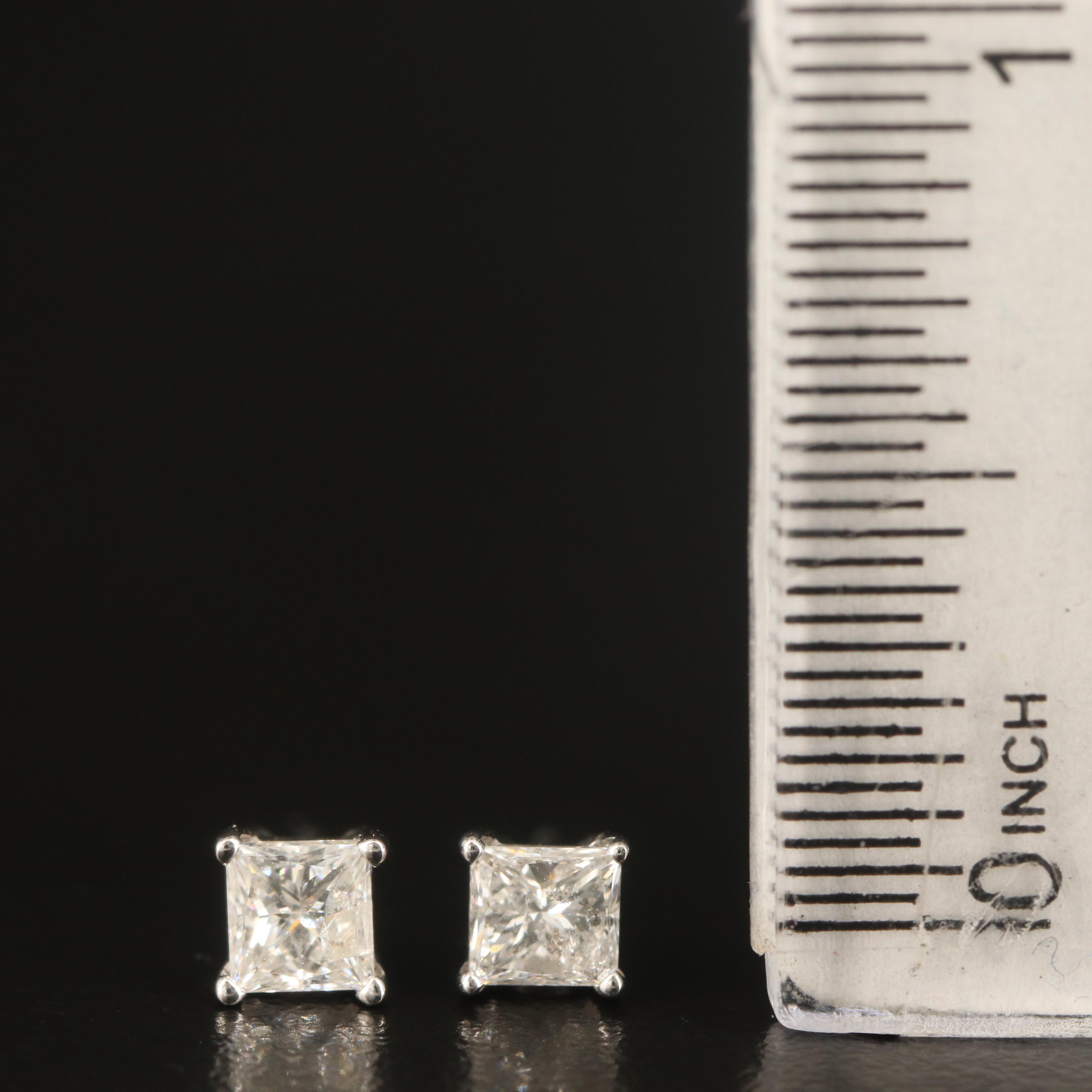 14K 0.75 CTW Diamond Stud Earrings