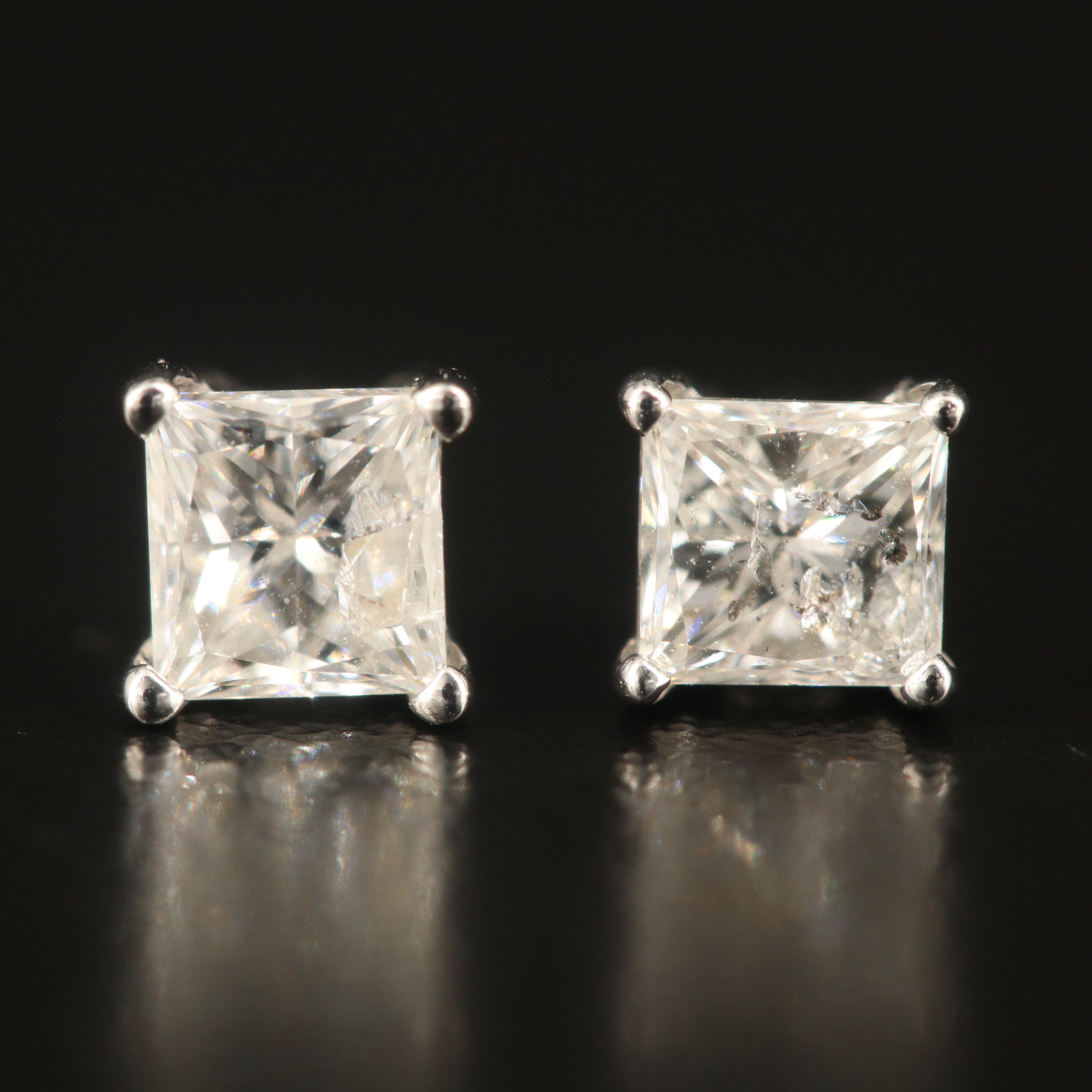 14K 0.75 CTW Diamond Stud Earrings
