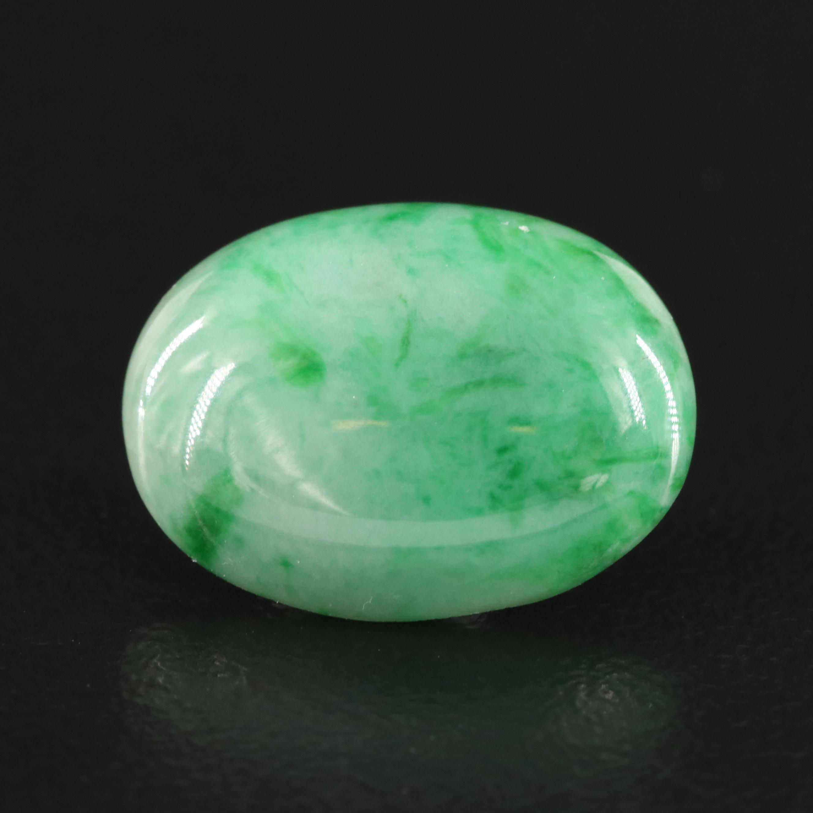 Loose Oval Jadeite Cabochon