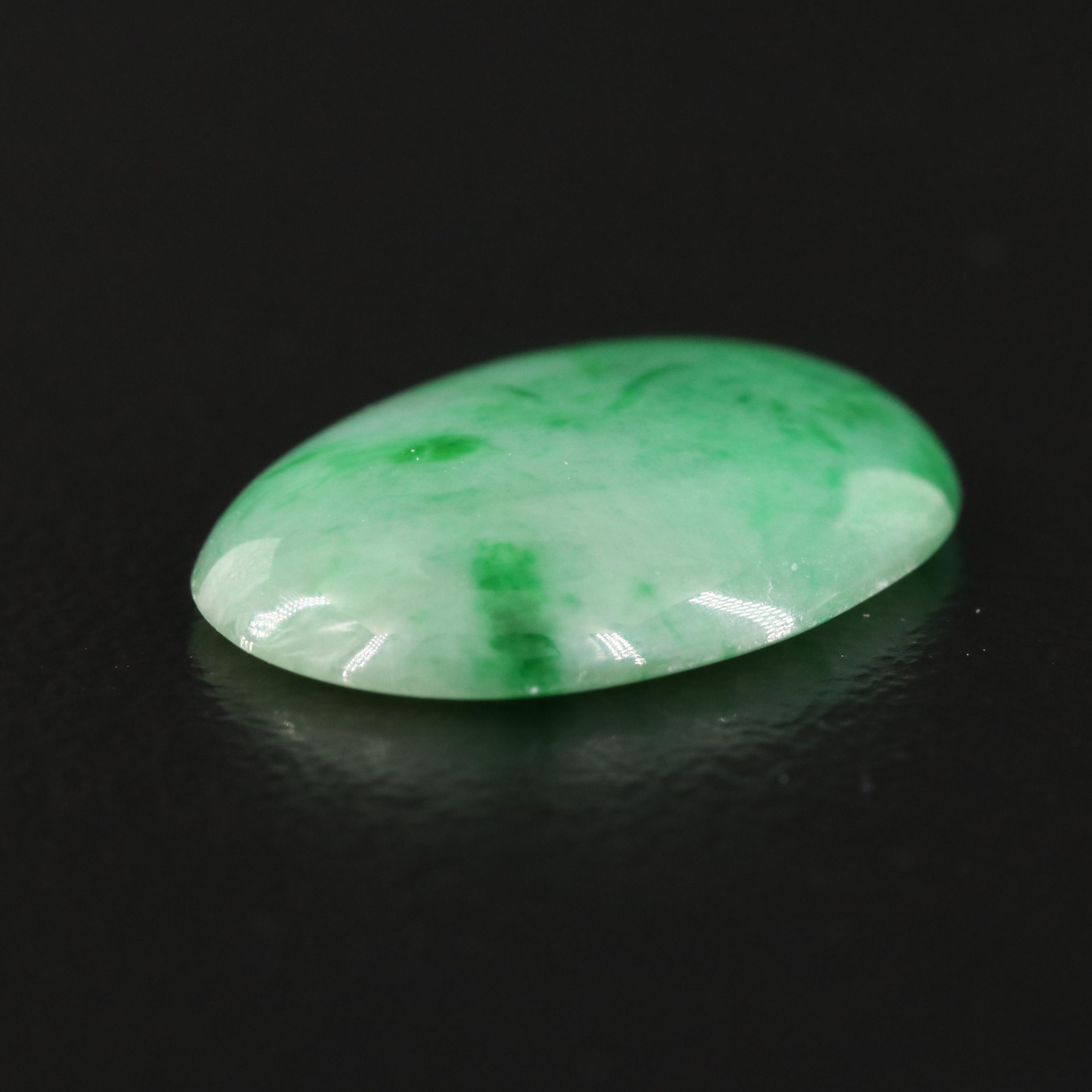 Loose Oval Jadeite Cabochon