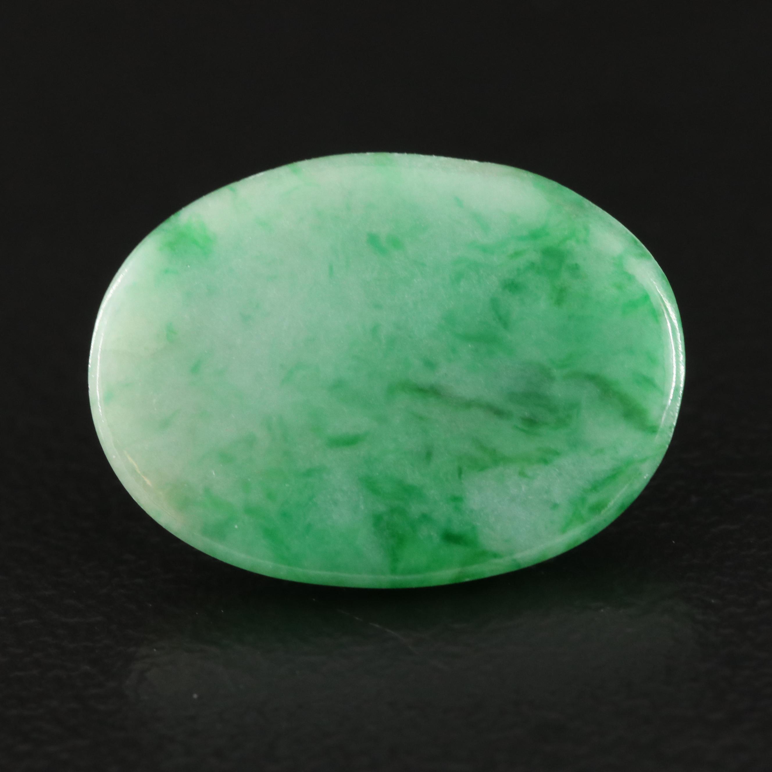 Loose Oval Jadeite Cabochon