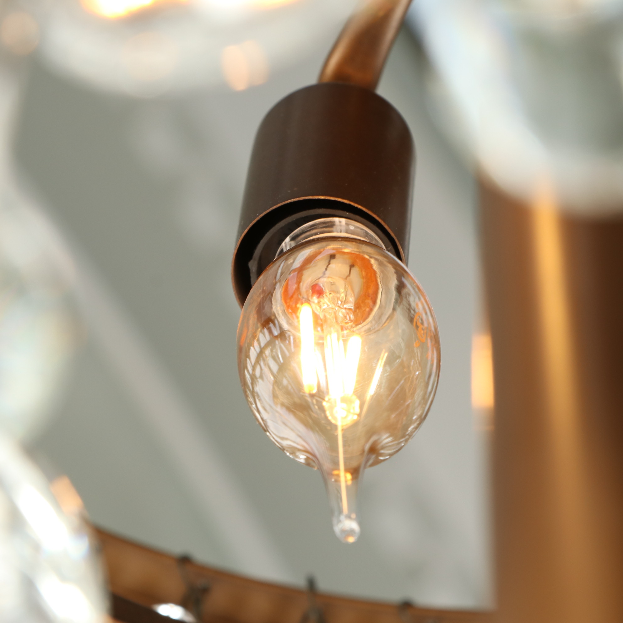 Arhaus Furniture Anabella Teardrop Crystal Prism Floor Lamp