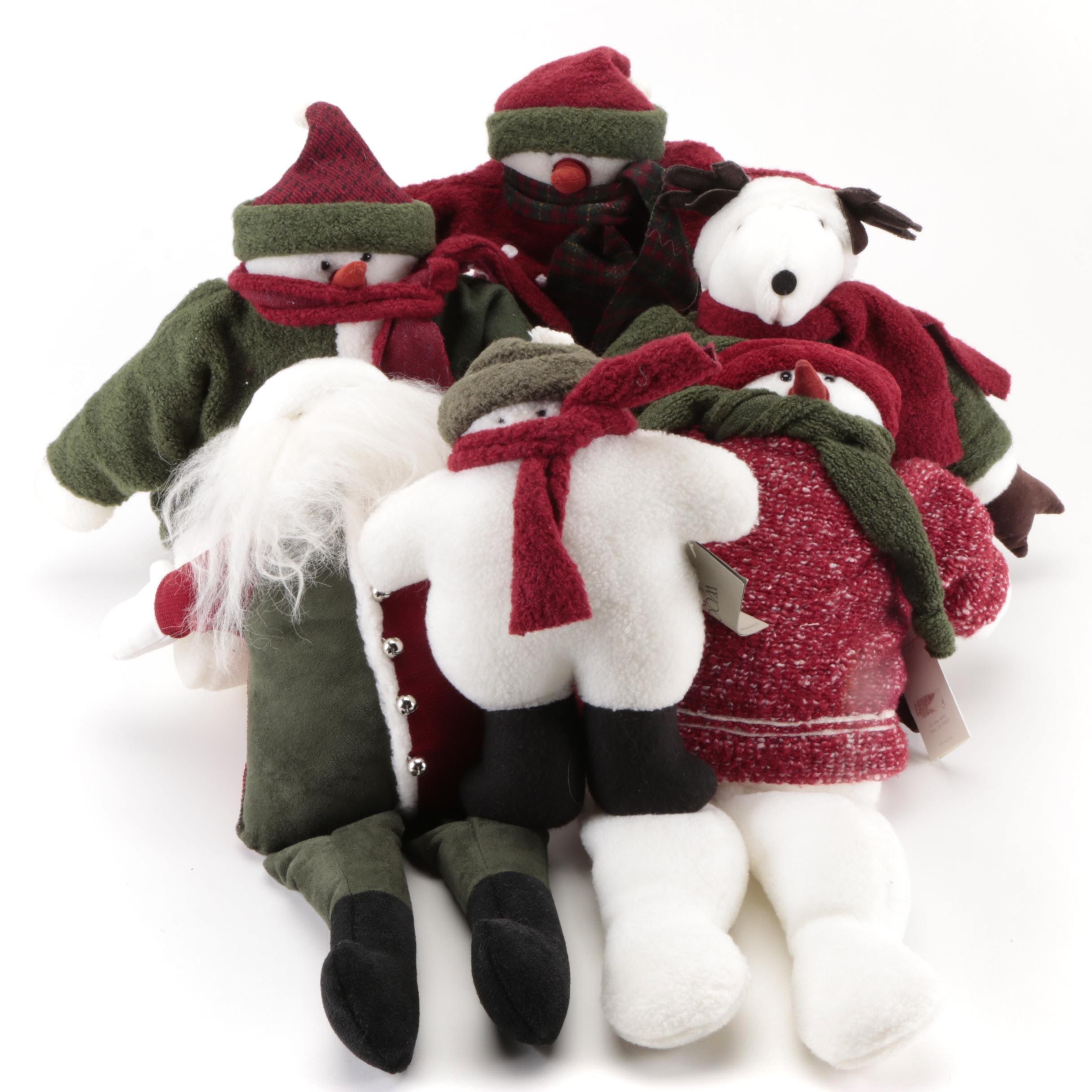 Woof & Poof Musical and Other Plush Shelf Sitters and Christmas Decor