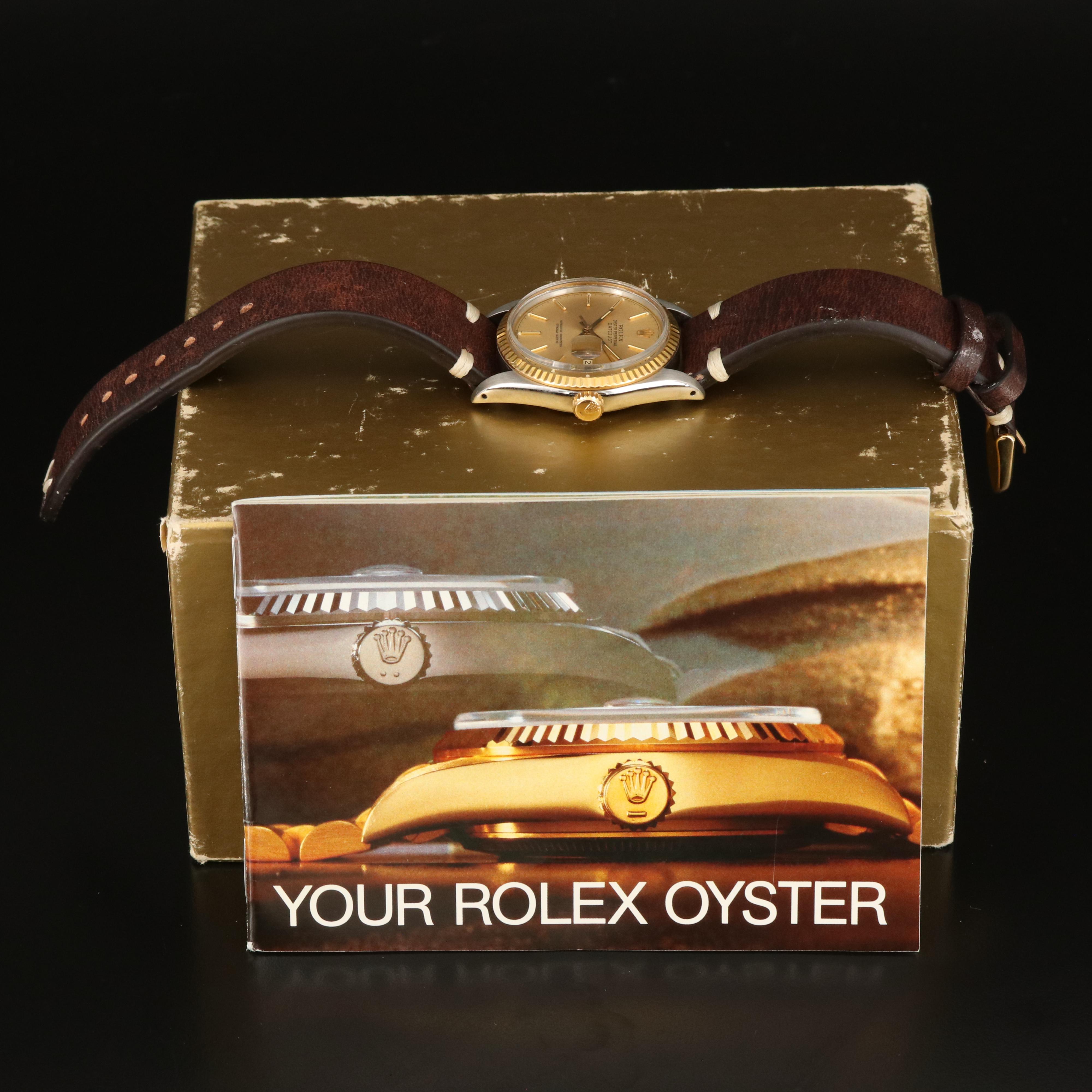 1984 Rolex Datejust 14K and Stainless Steel Watch