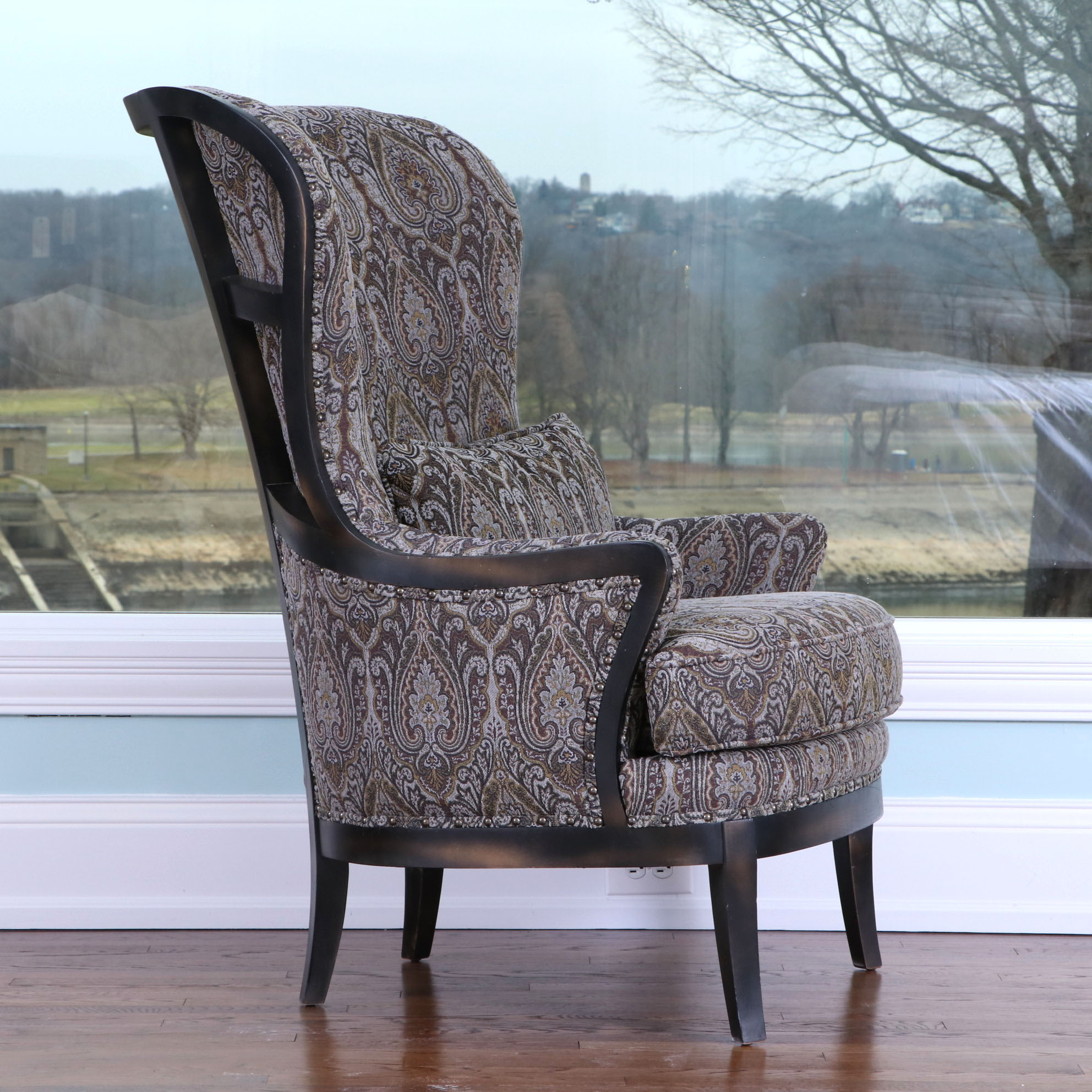Arhaus Furniture "Portsmouth" Exposed Frame Armchair