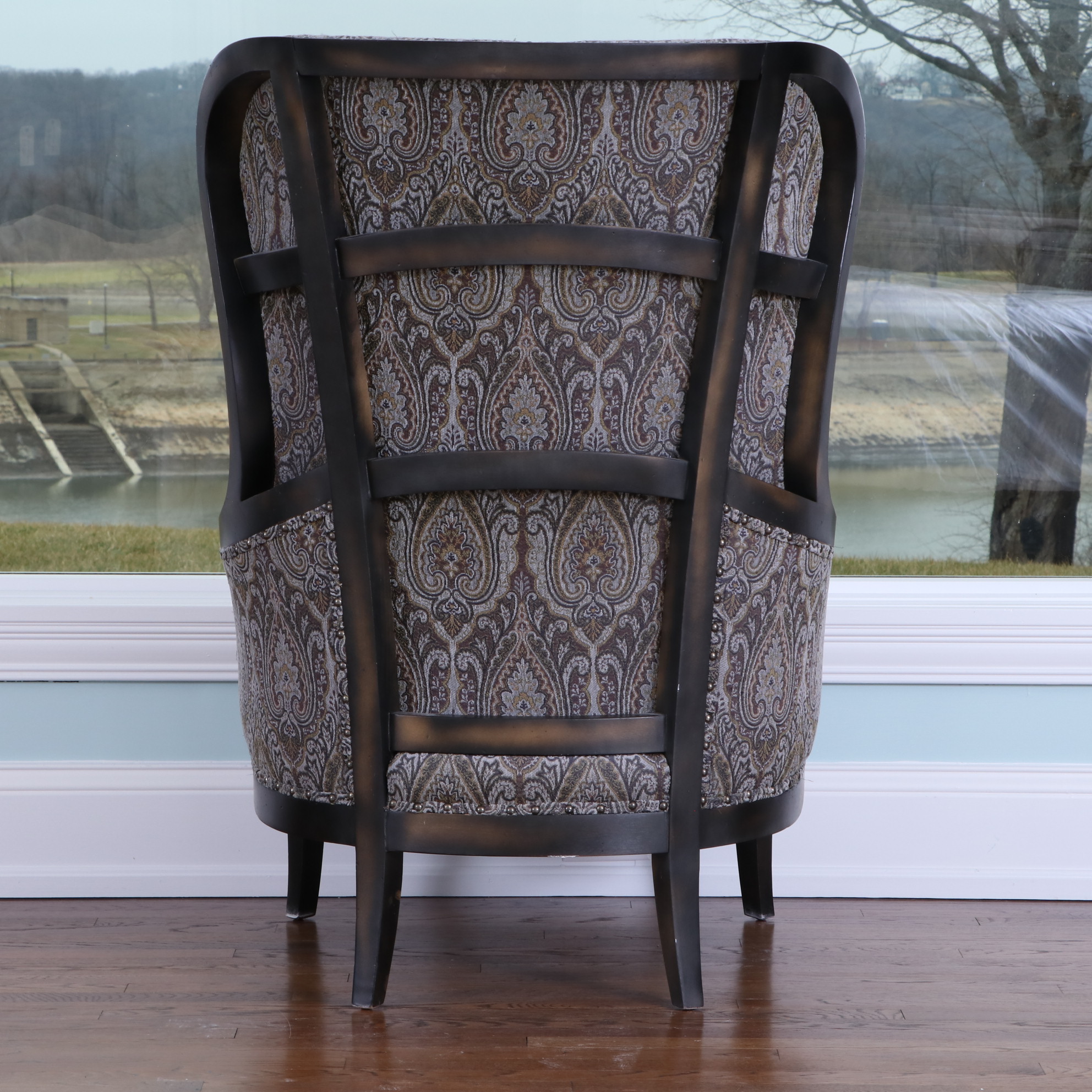 Arhaus Furniture "Portsmouth" Exposed Frame Armchair