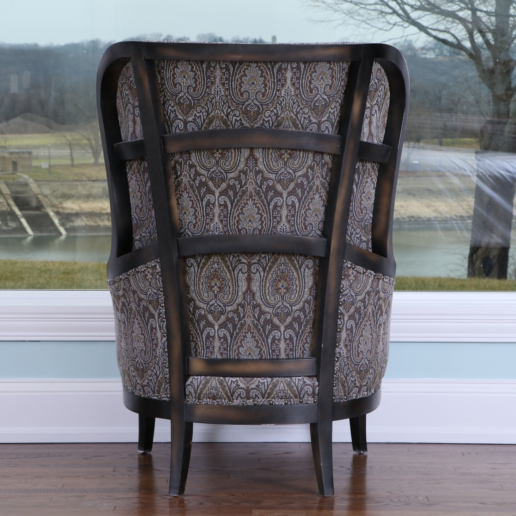 Arhaus Furniture "Portsmouth" Exposed Frame Armchair
