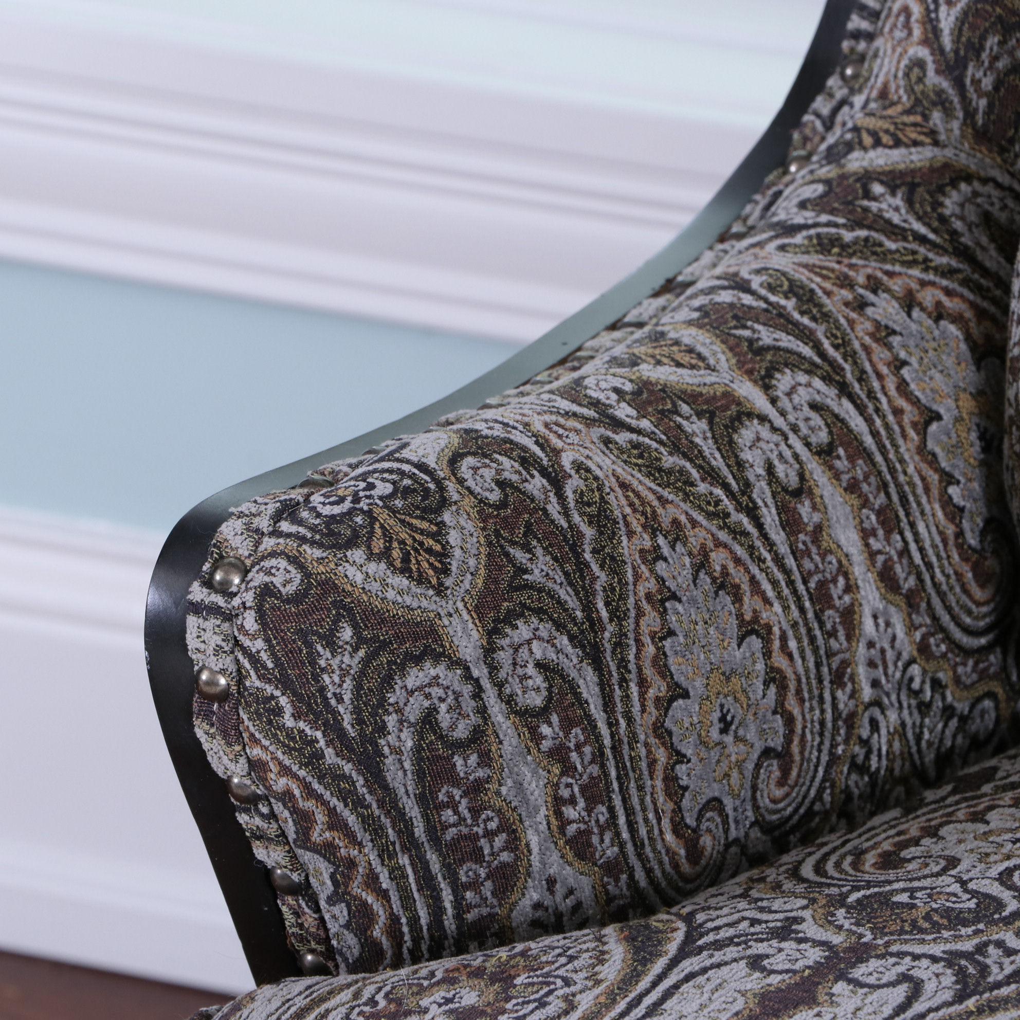 Arhaus Furniture "Portsmouth" Exposed Frame Armchair