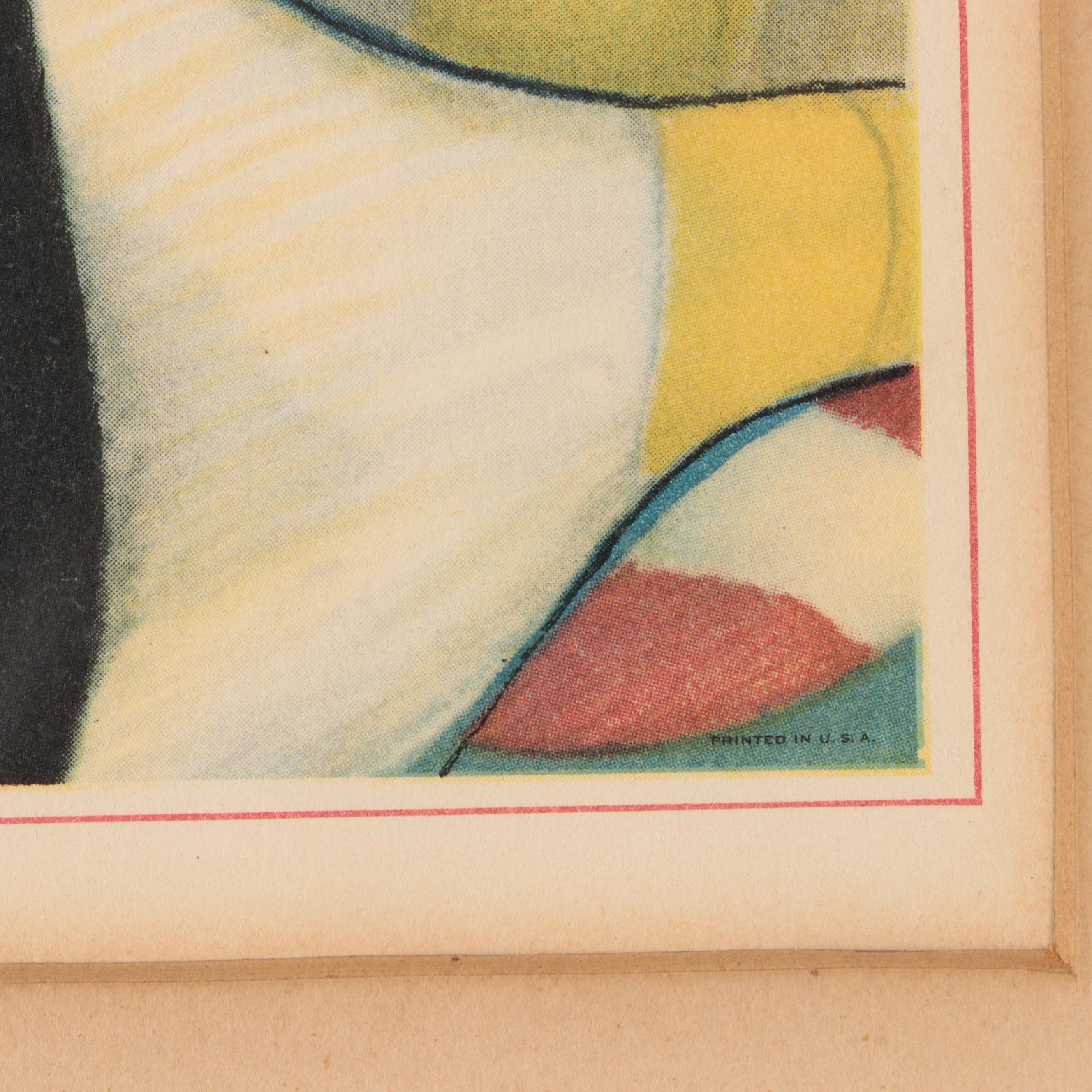 Offset Lithographs After Winold Reiss "Arrow Top" and "Scalping Woman"