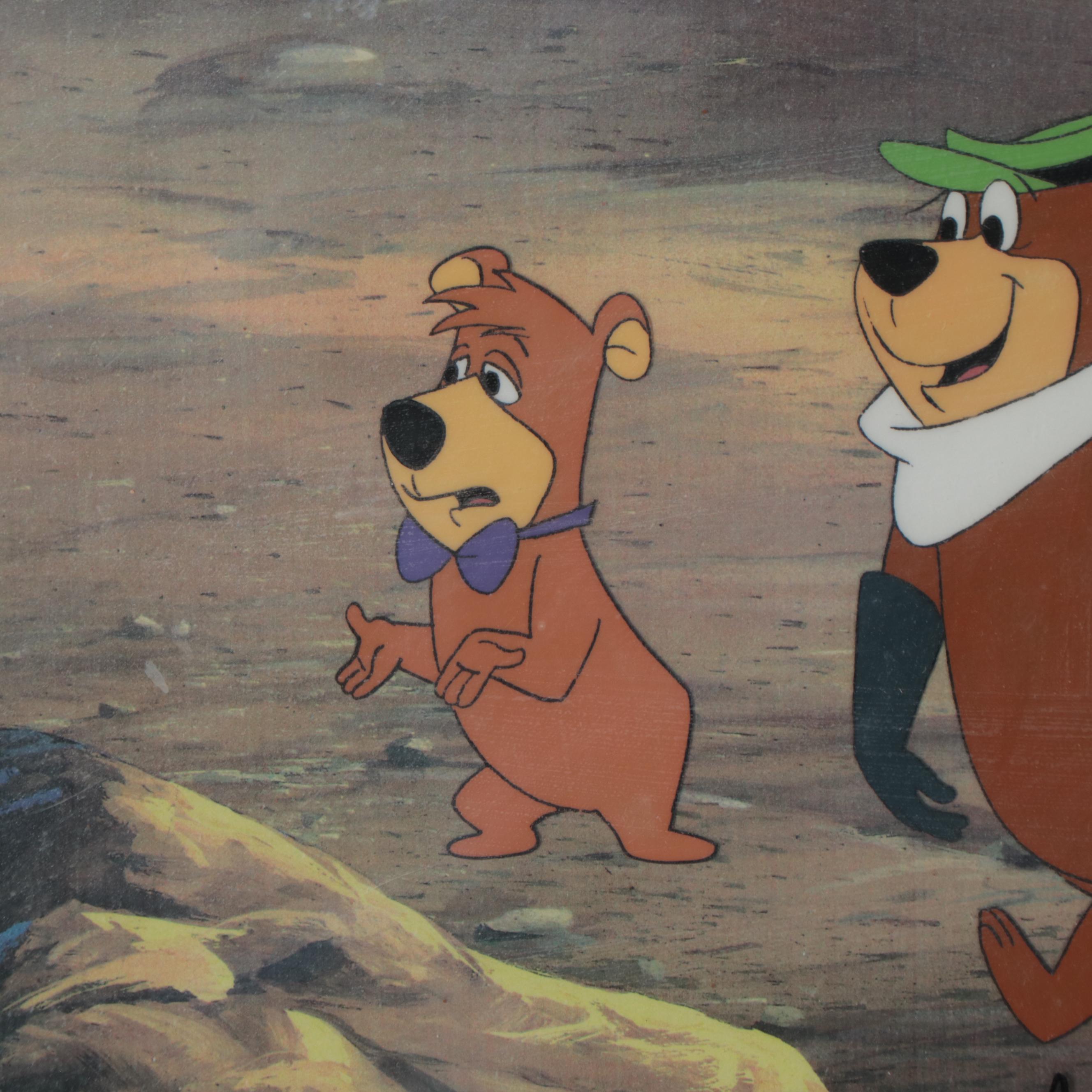 Hanna-Barbera Signed "Yogi's Great Escape" Production Cel, 1987