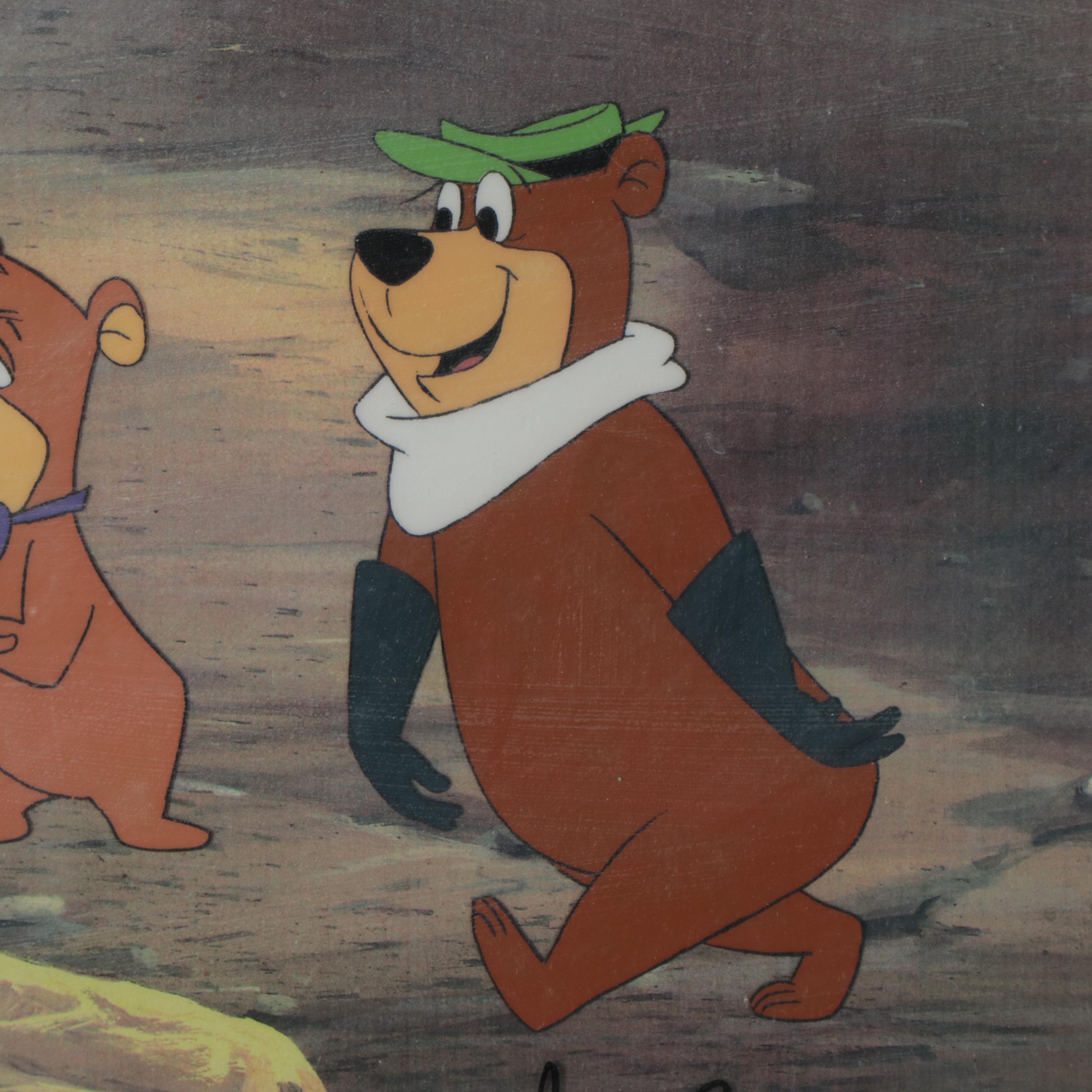 Hanna-Barbera Signed "Yogi's Great Escape" Production Cel, 1987