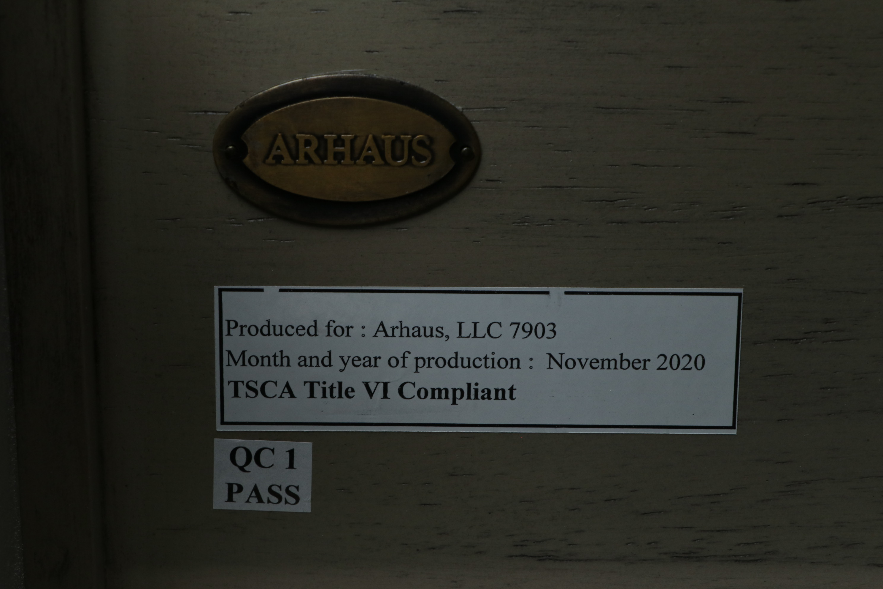 Arhaus Pearson Queen Size Sleigh Bed, Contemporary