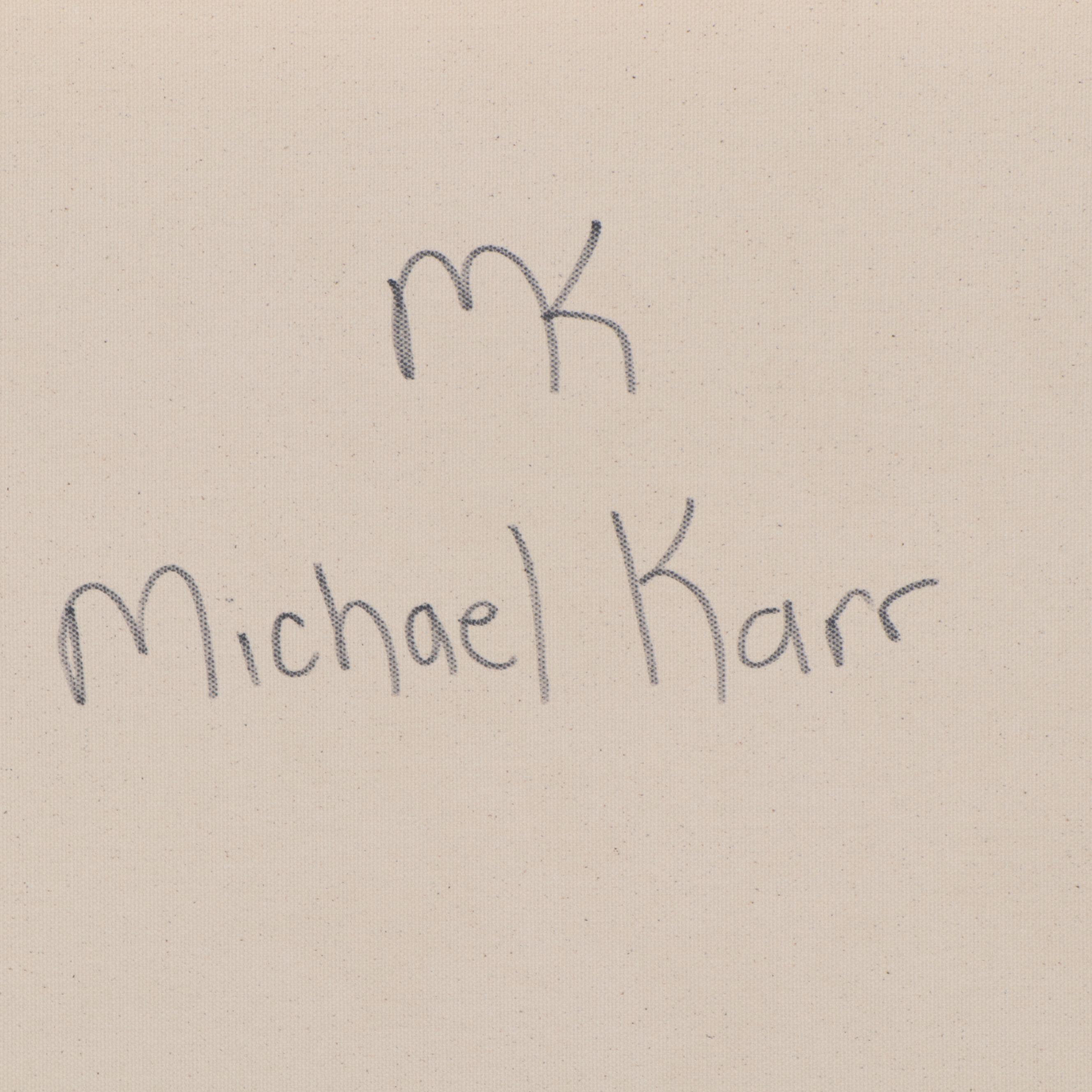 Michael Karr Abstract Action Acrylic Painting