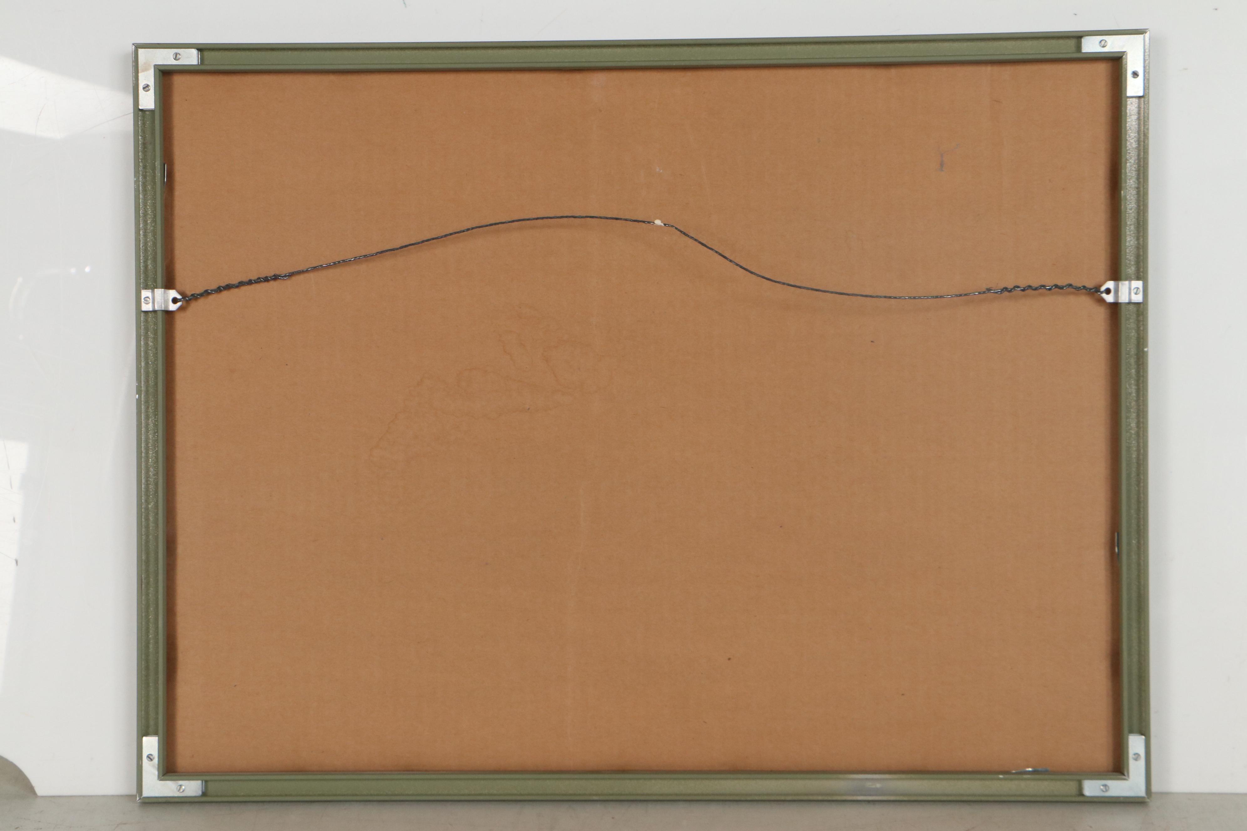 Lilo Peters Watercolor Painting of a Beach Scene