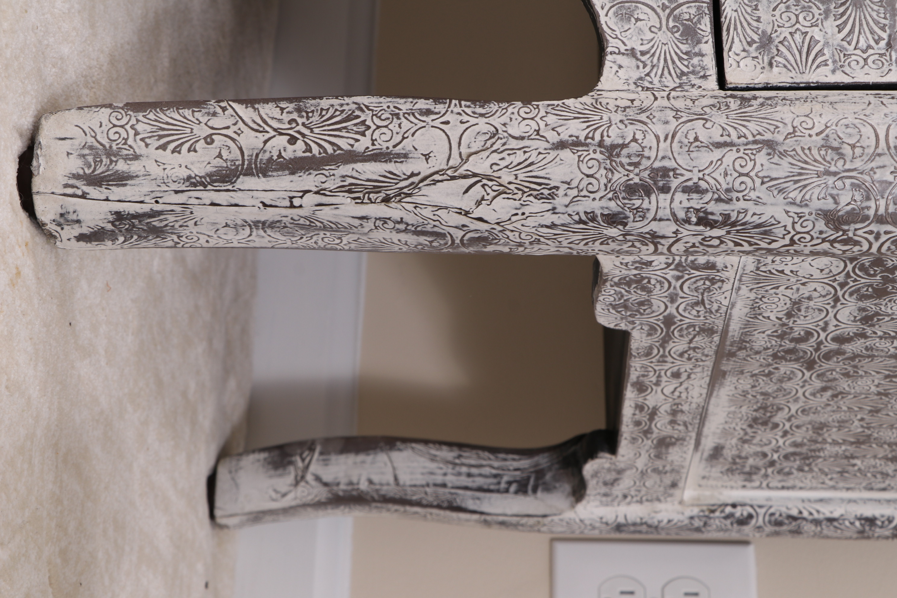 Arhaus Plume Pressed Tin Chest of Drawers, Contemporary