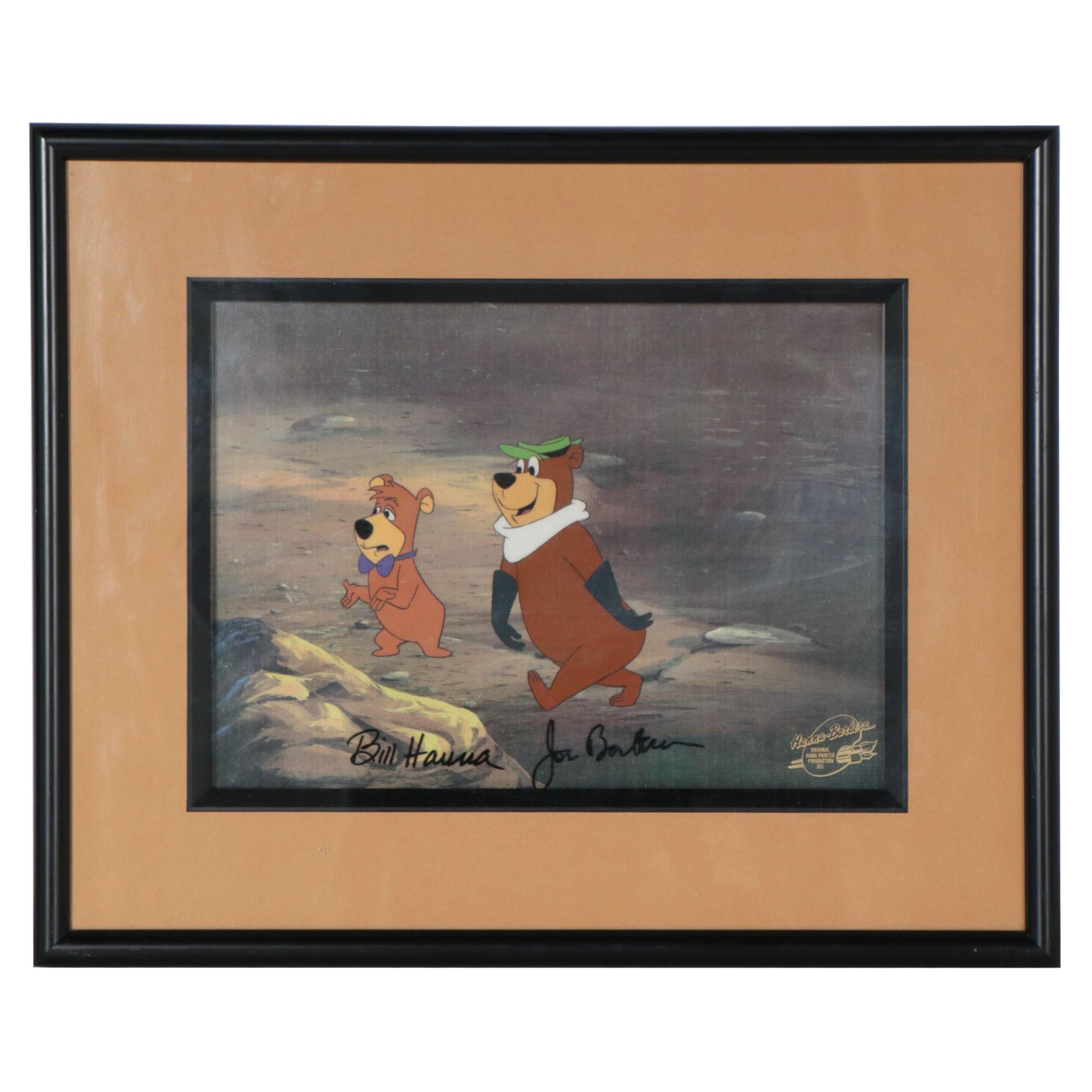 Hanna-Barbera Signed "Yogi's Great Escape" Production Cel, 1987
