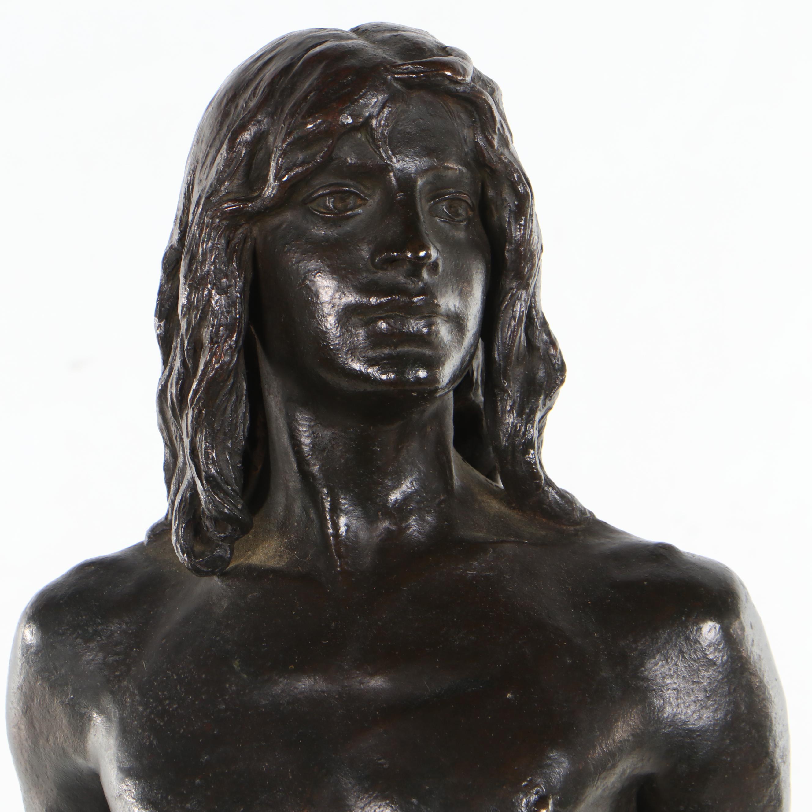 Bronze Sculpture After Vincenzo Alfano "David and Goliath"