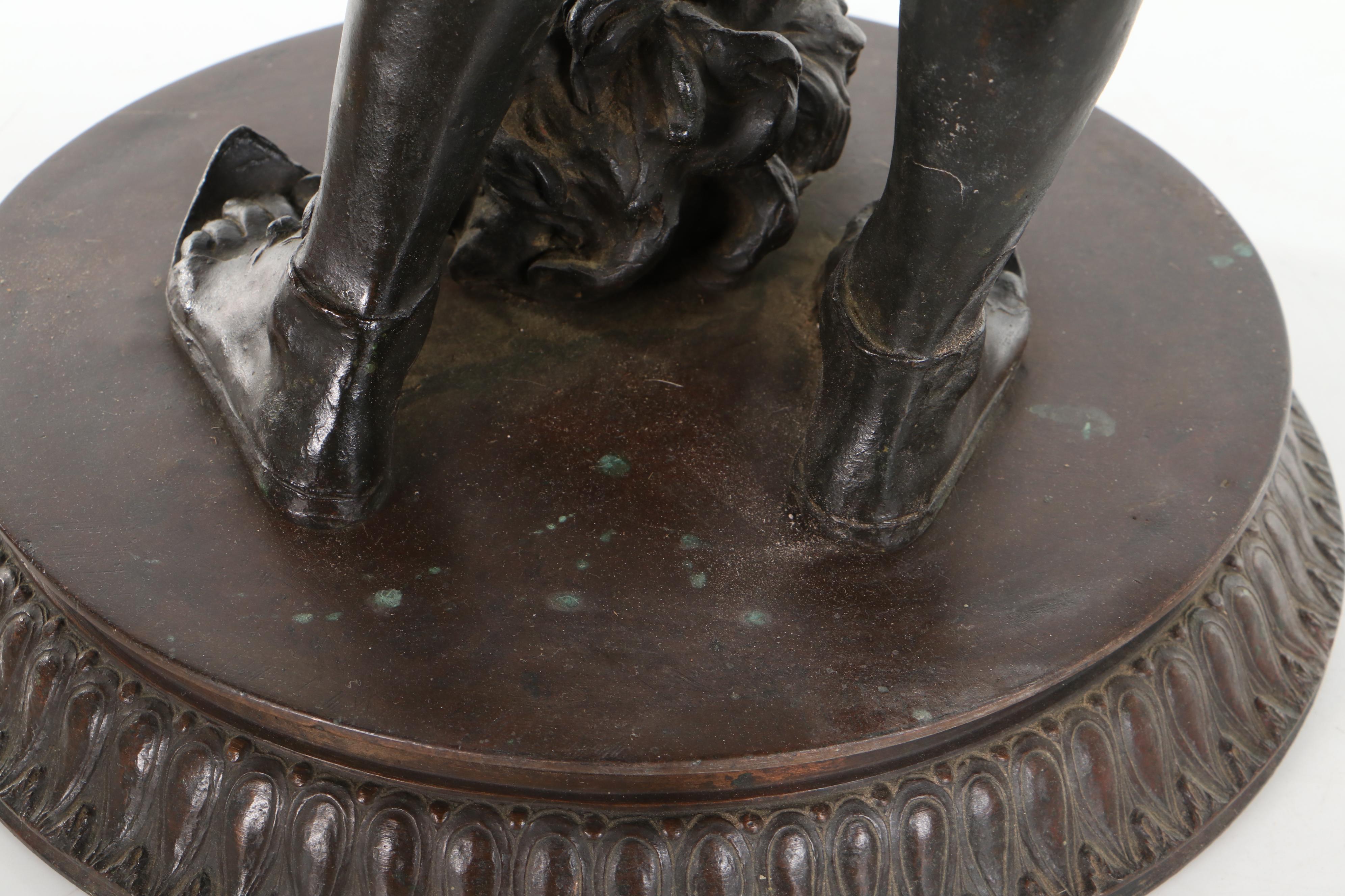 Bronze Sculpture After Vincenzo Alfano "David and Goliath"