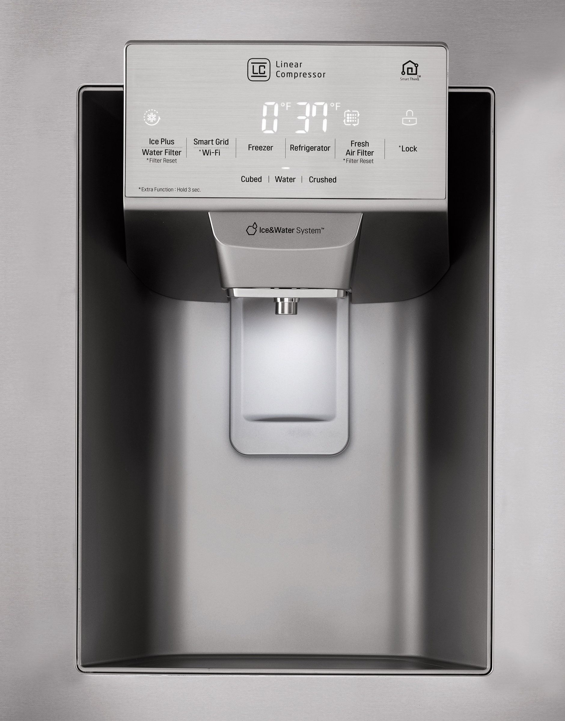 LG 28 Cu. Ft. Wi-Fi Enabled InstaView Refrigerator with Door-In-Door