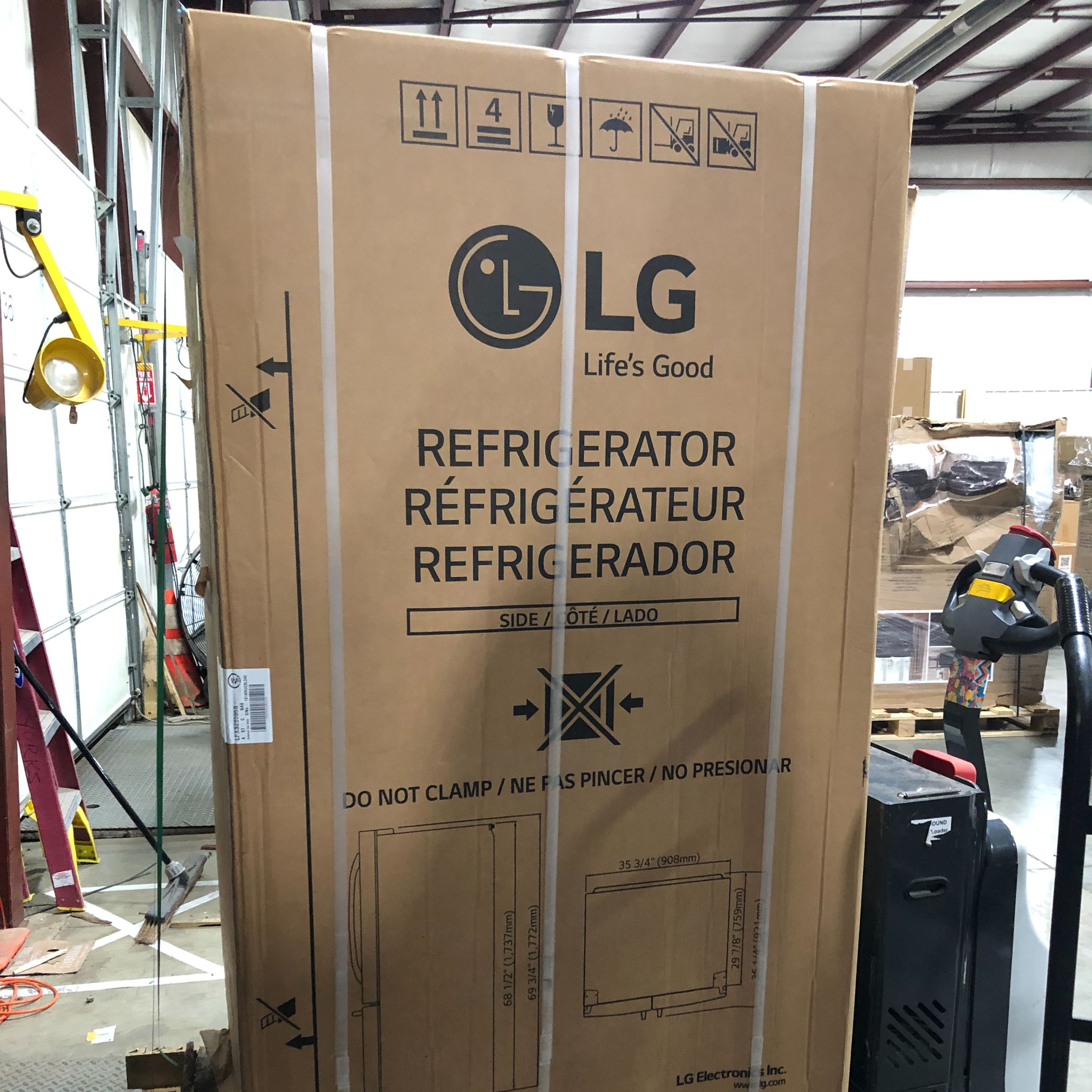 LG 28 Cu. Ft. Wi-Fi Enabled InstaView Refrigerator with Door-In-Door