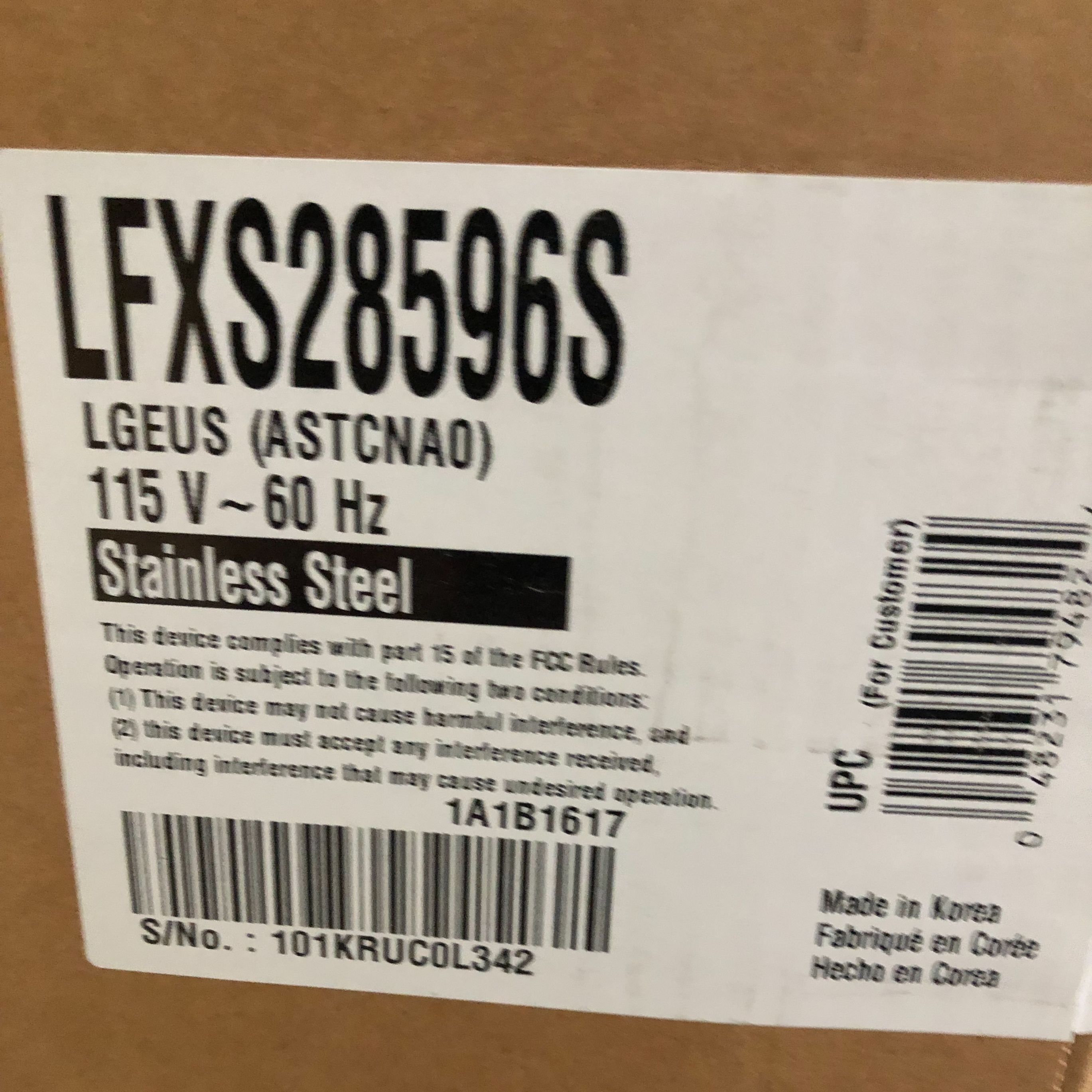 LG 28 Cu. Ft. Wi-Fi Enabled InstaView Refrigerator with Door-In-Door