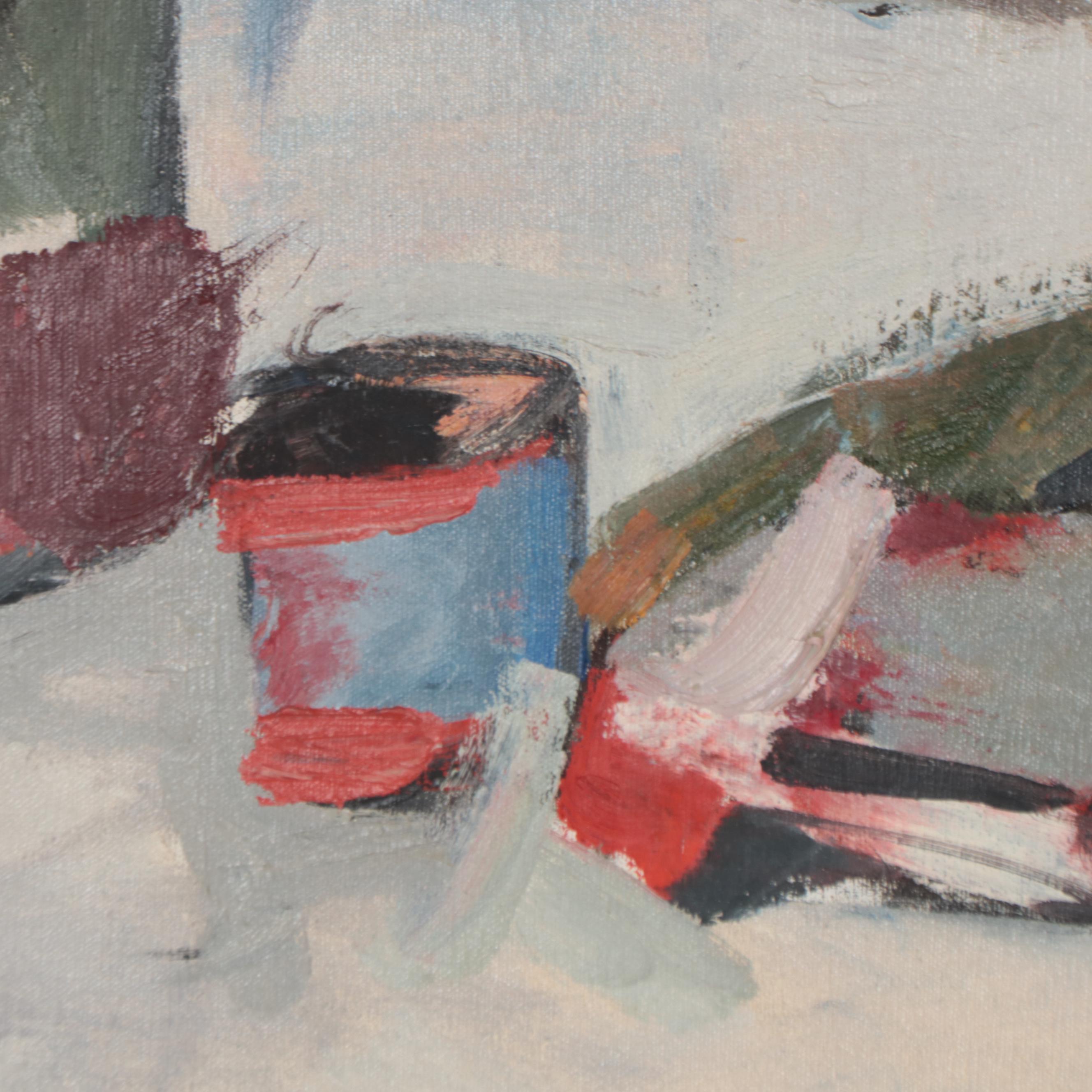 Richard Snyder Sill Life Oil Painting, Circa 2000