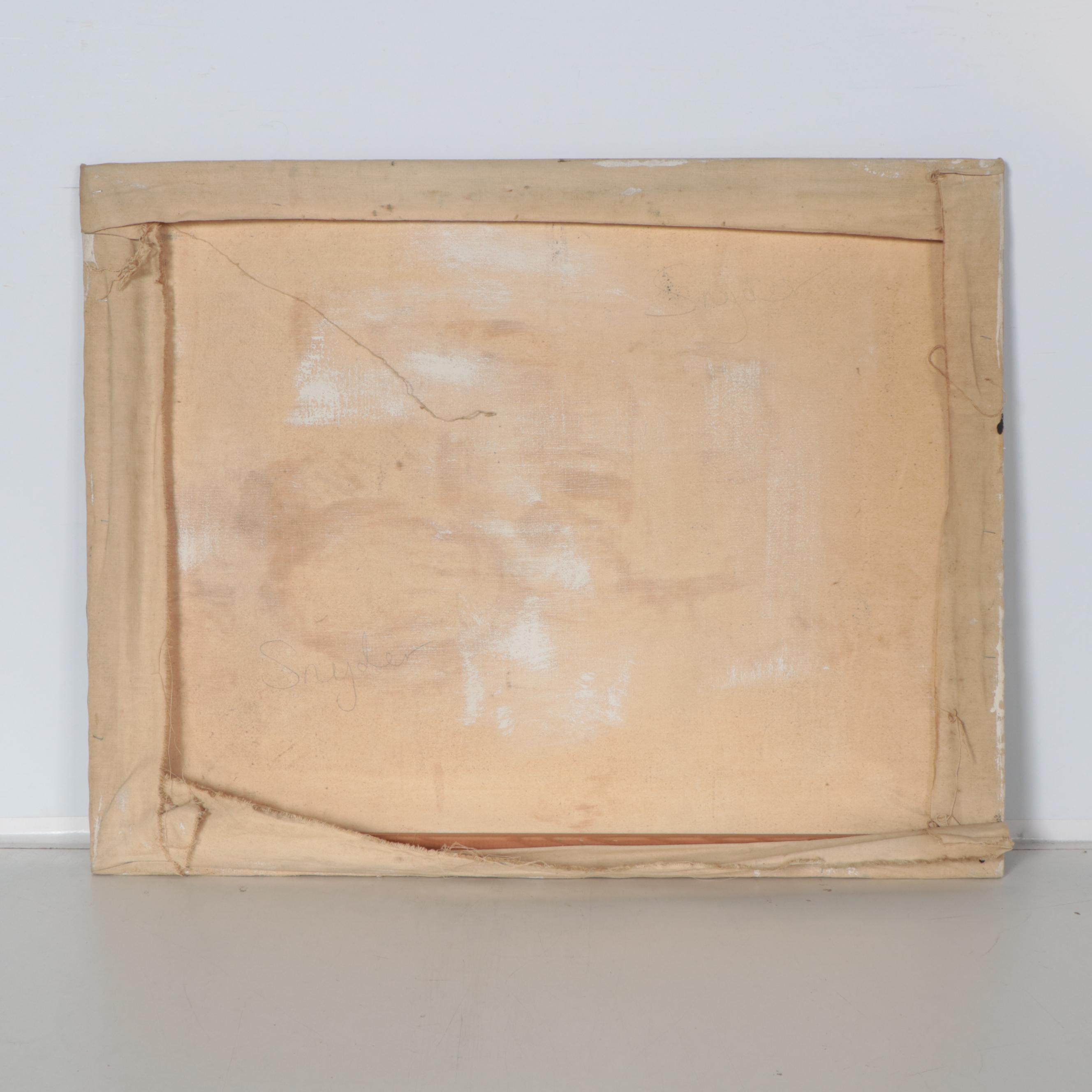 Richard Snyder Sill Life Oil Painting, Circa 2000