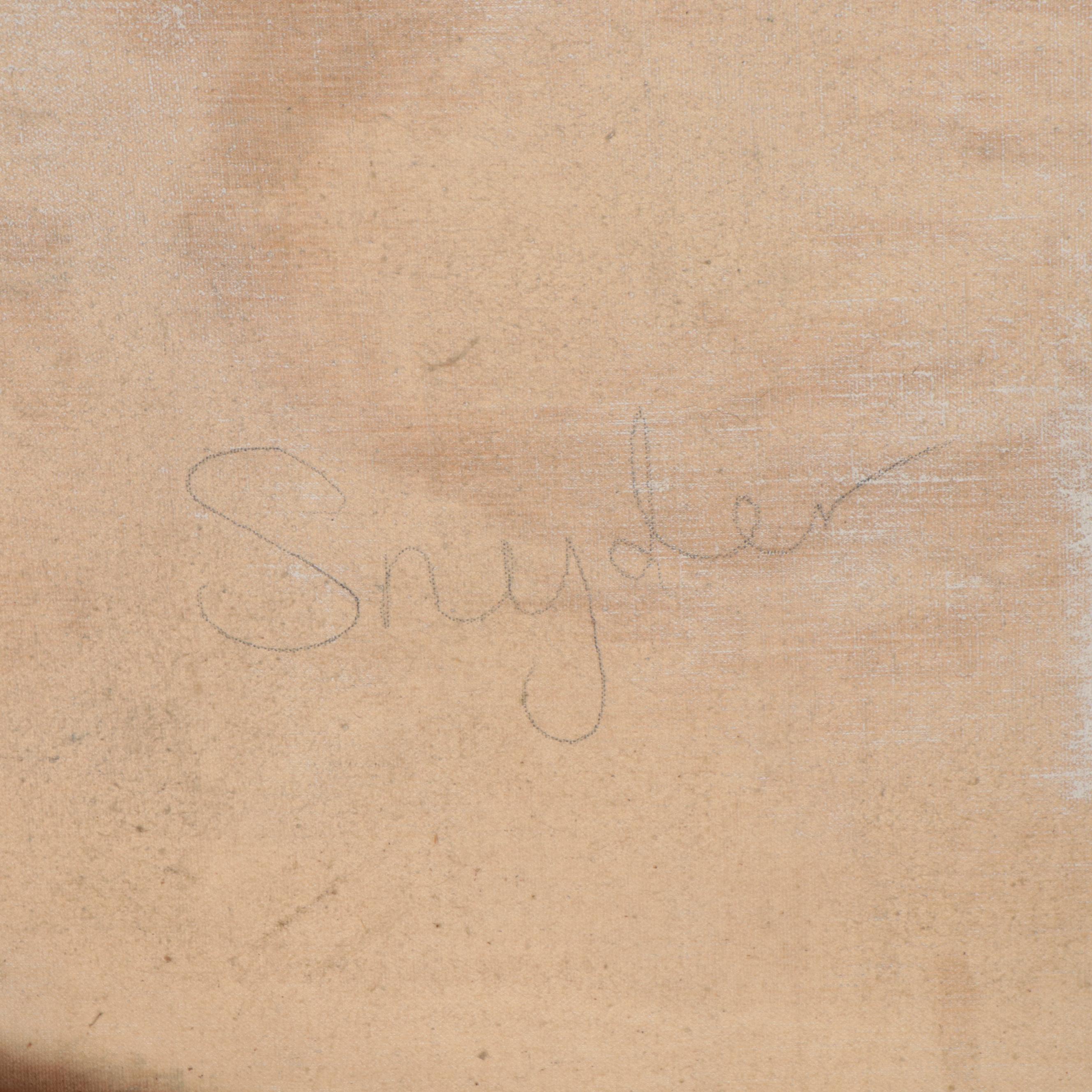 Richard Snyder Sill Life Oil Painting, Circa 2000