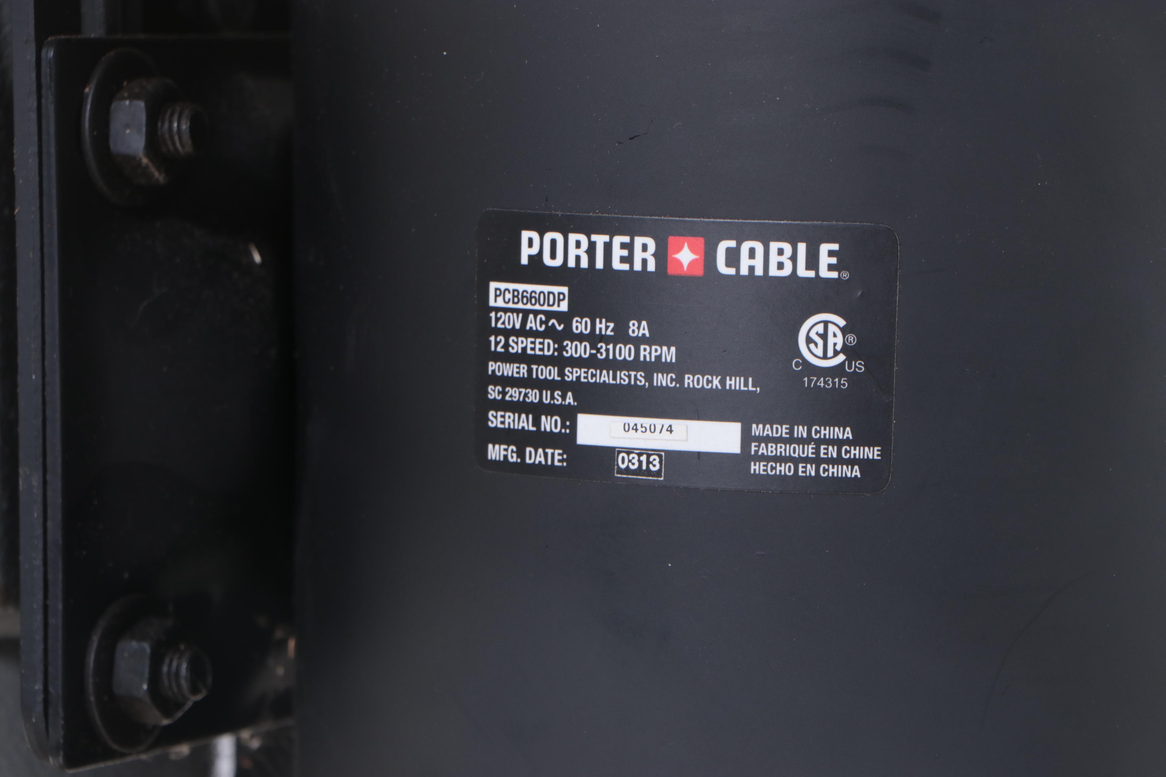 Porter Cable 8-Amp 12-Speed Floor Drill Press