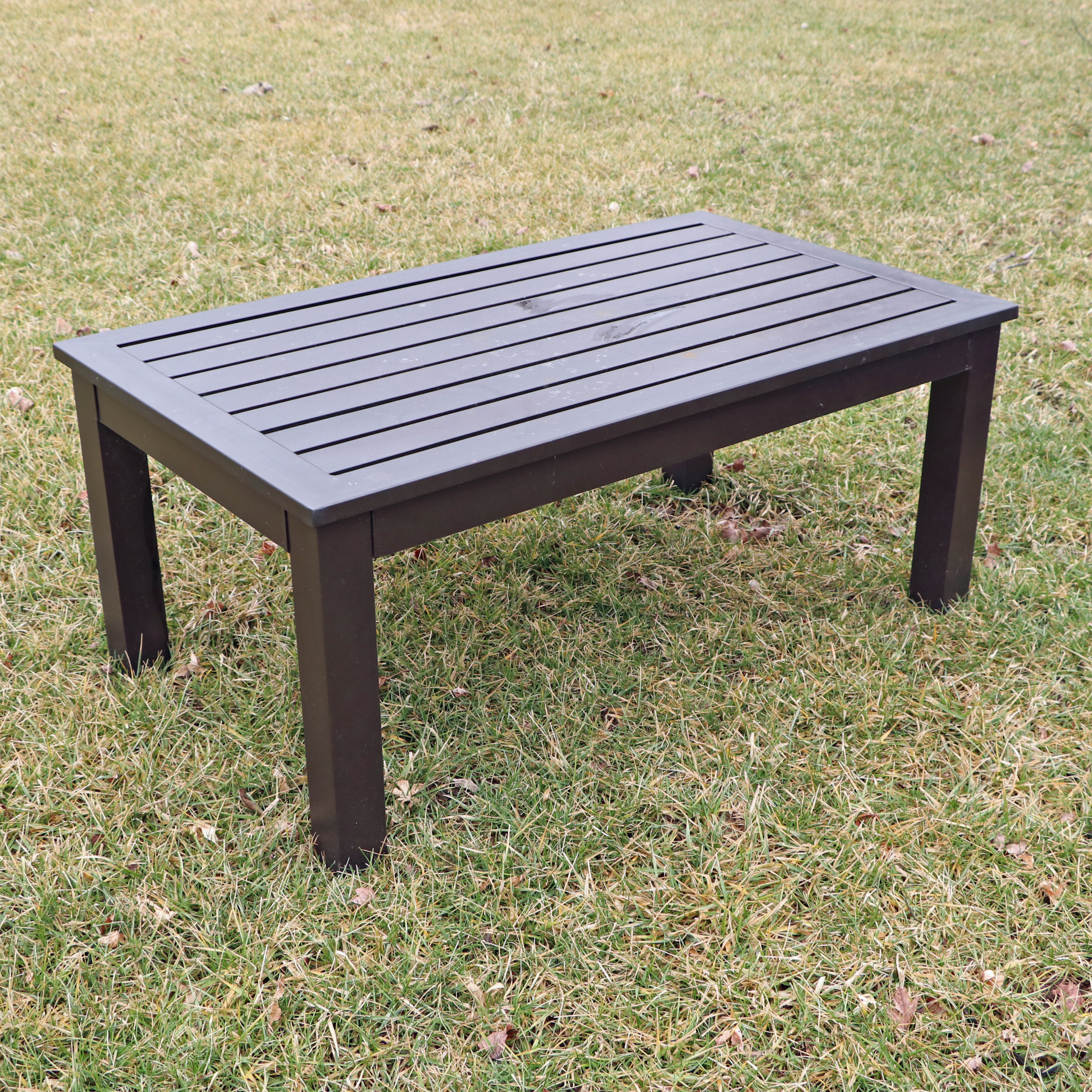 Metal Patio Coffee Table, Contemporary