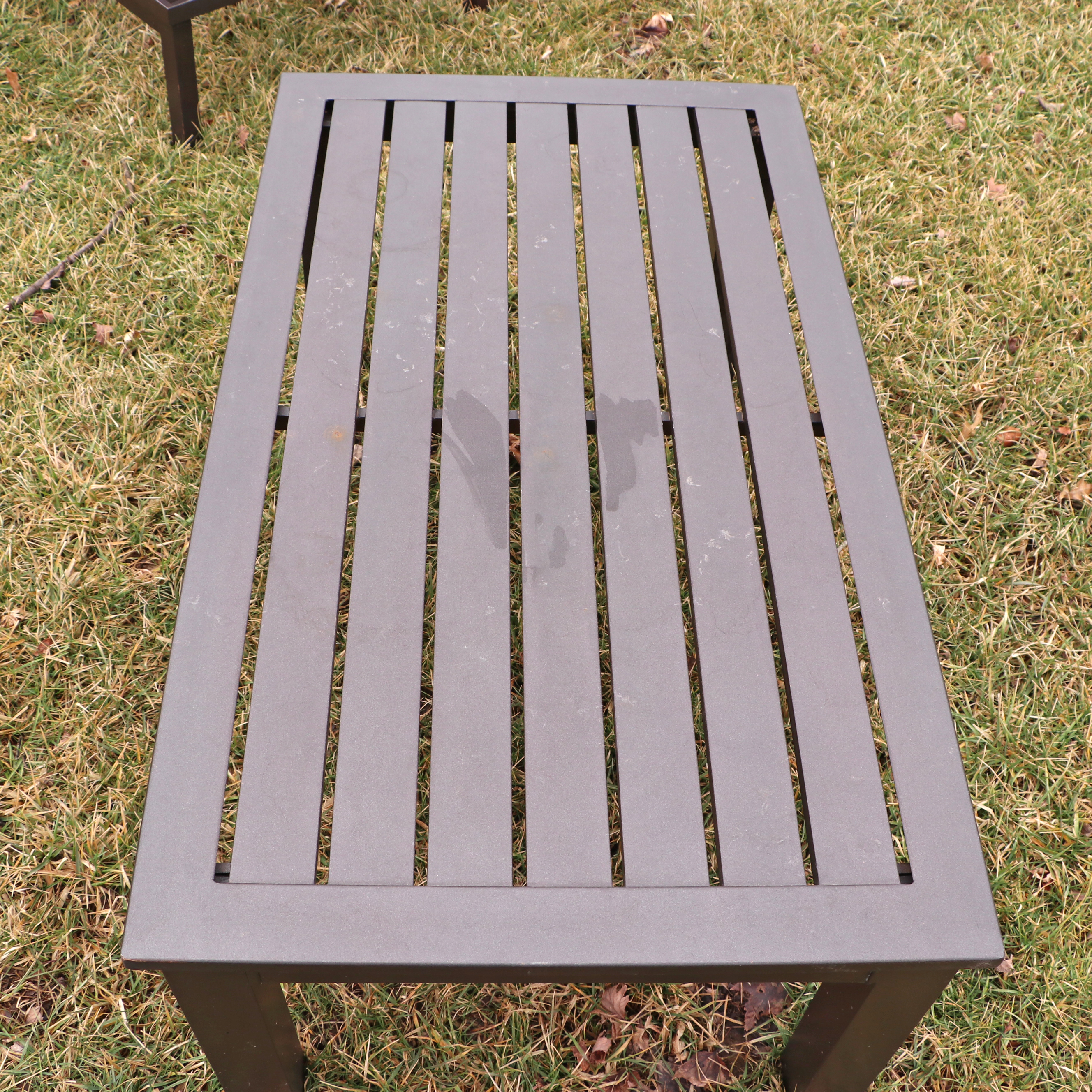 Metal Patio Coffee Table, Contemporary