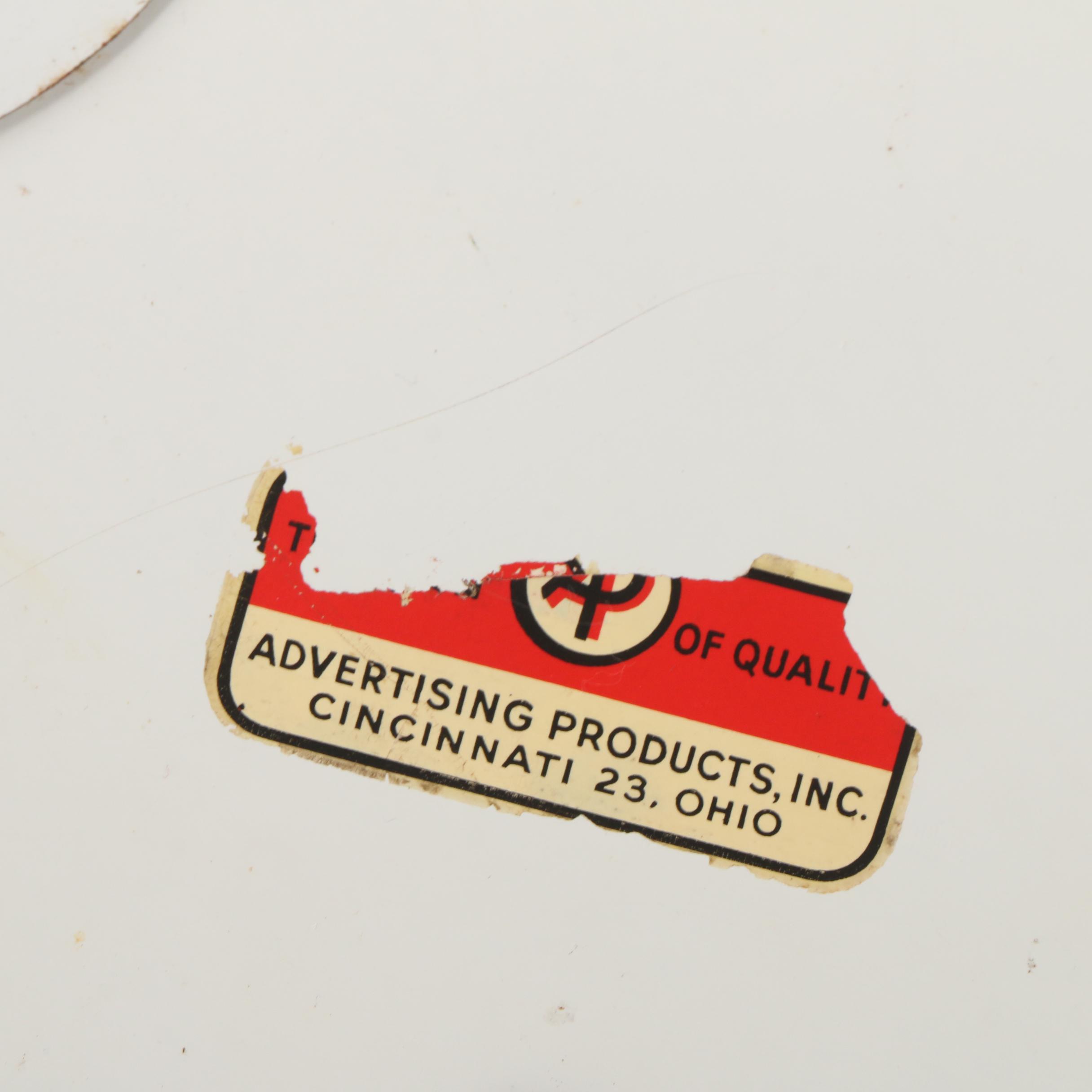 Stroh's "America's Only Fire-Brewed Beer" Illuminated Light, Circa 1950s