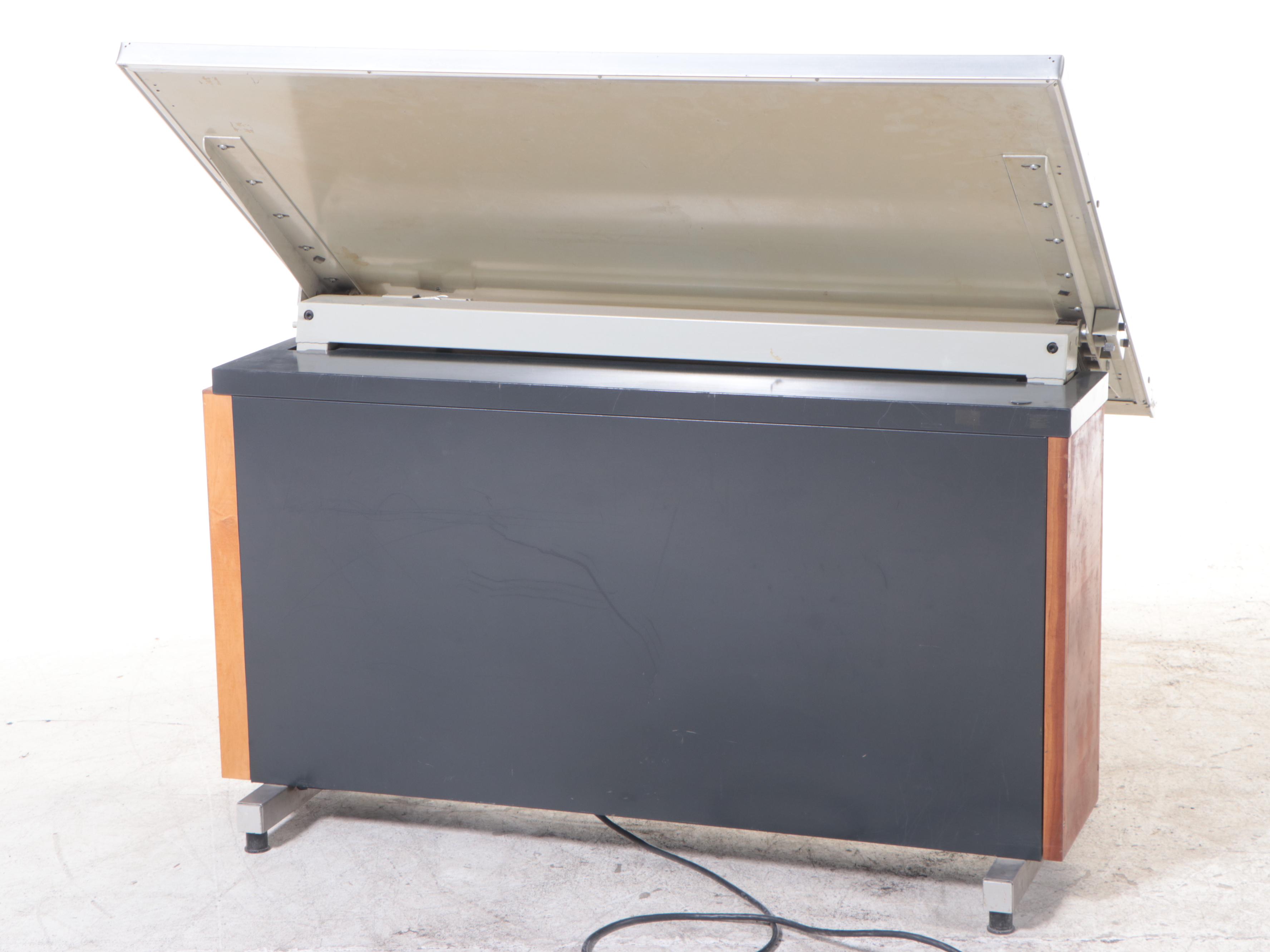 Hamilton "Stratasteel" Electric Drafting Table, Mid to Late 20th Century