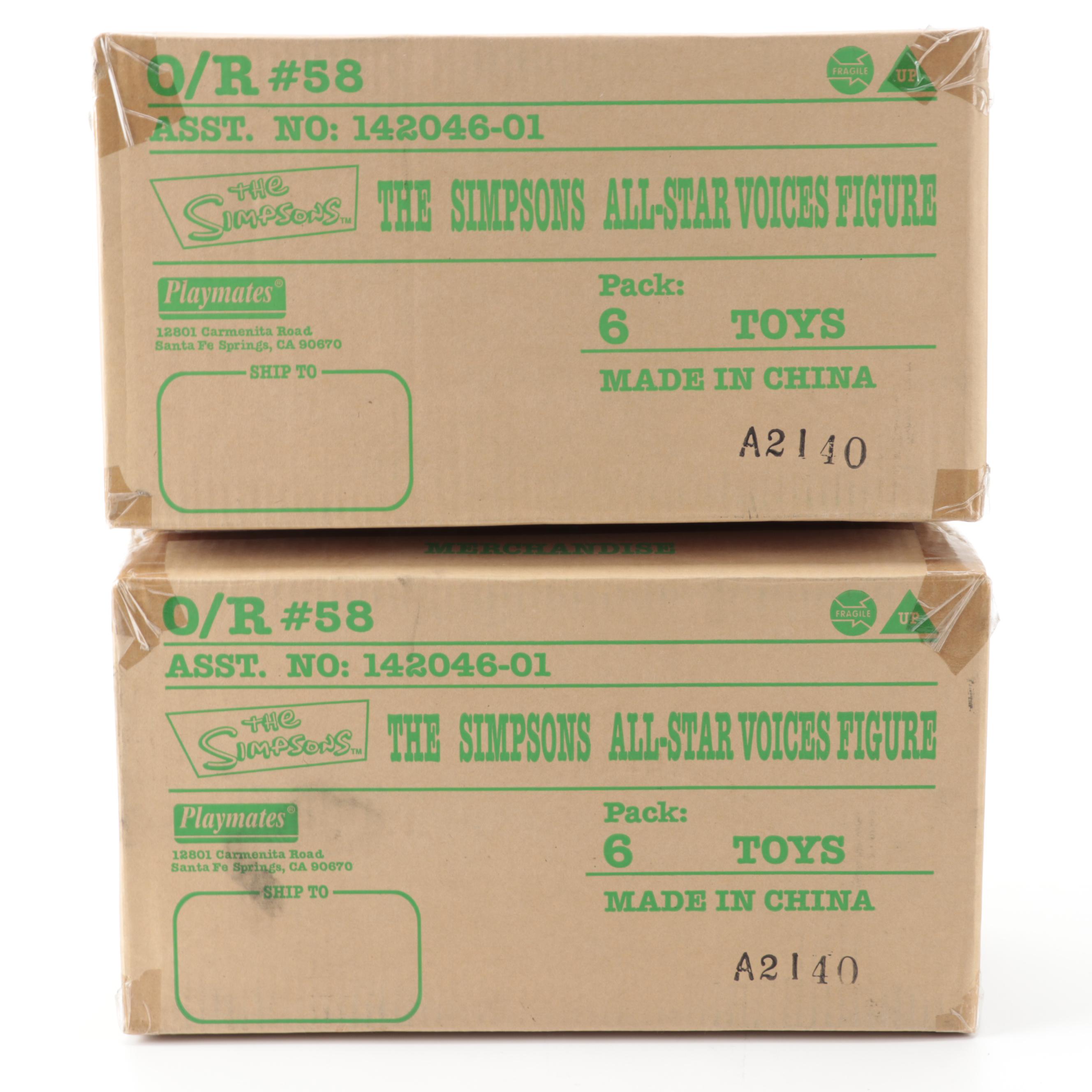 The Simpsons All-Star Voices Figure Boxes with Brad Goodman and Lionel Hutz