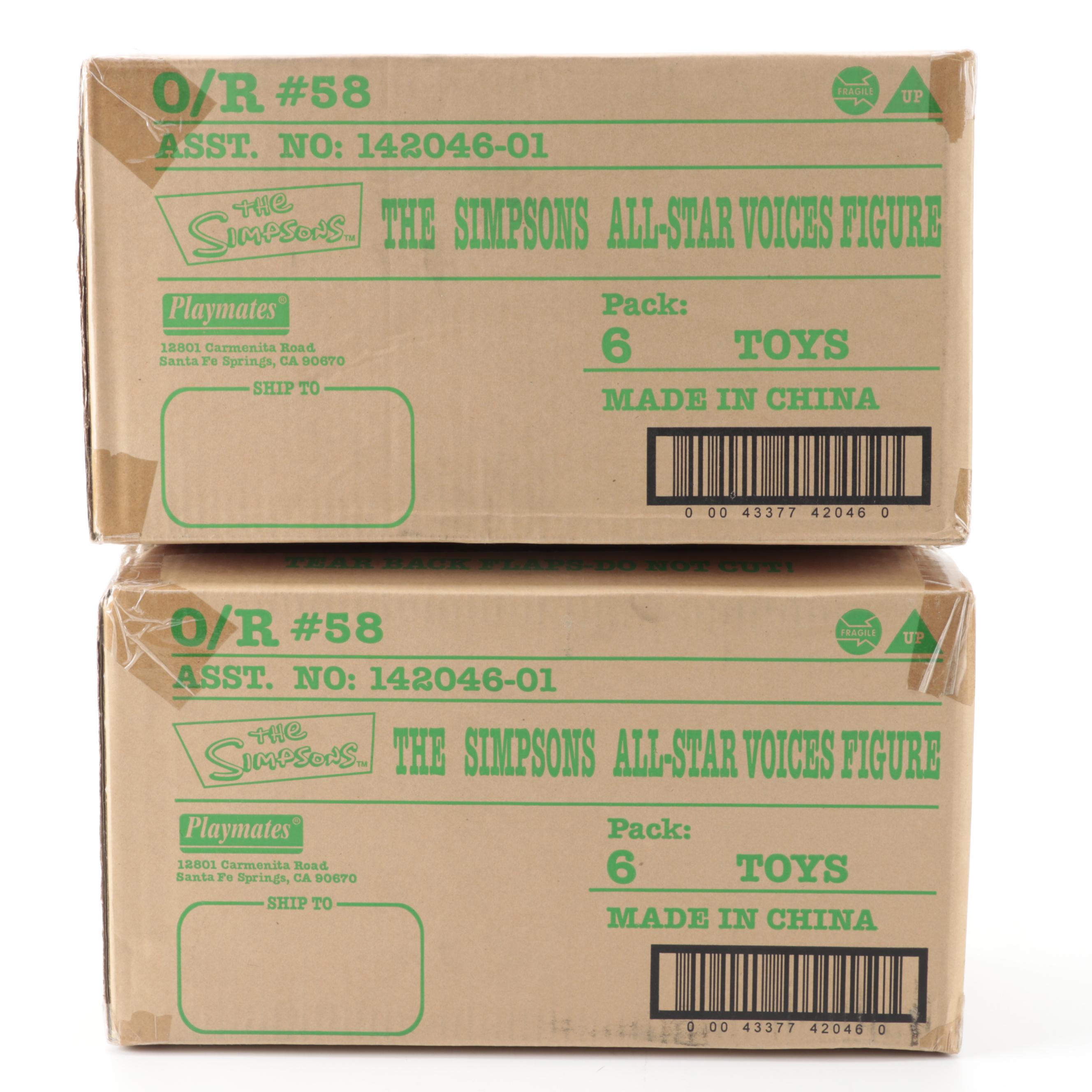 The Simpsons All-Star Voices Figure Boxes with Brad Goodman and Lionel Hutz