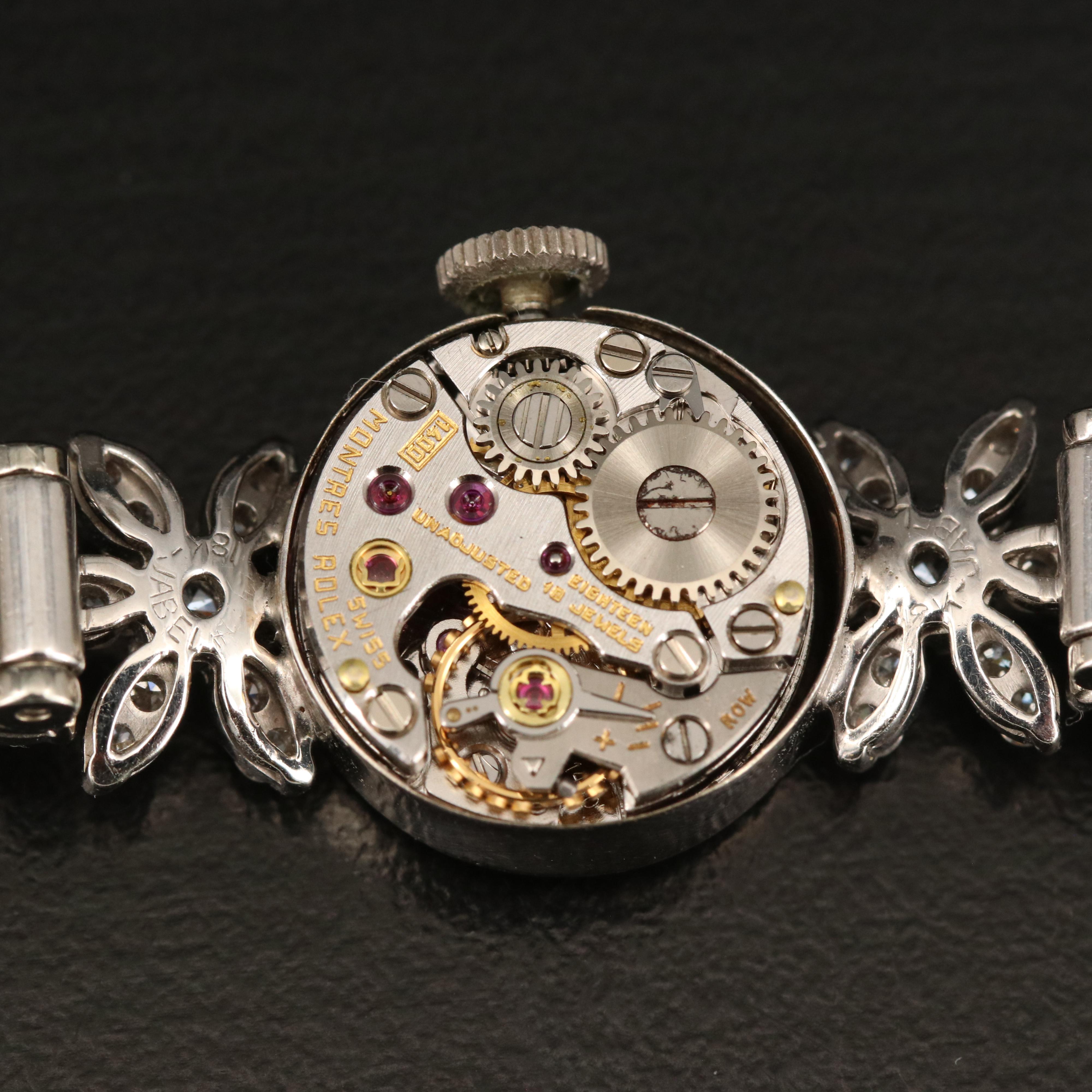 14K Rolex Watch with 18K and Gold-Filled Custom 2.36 CTW Diamond Bracelet