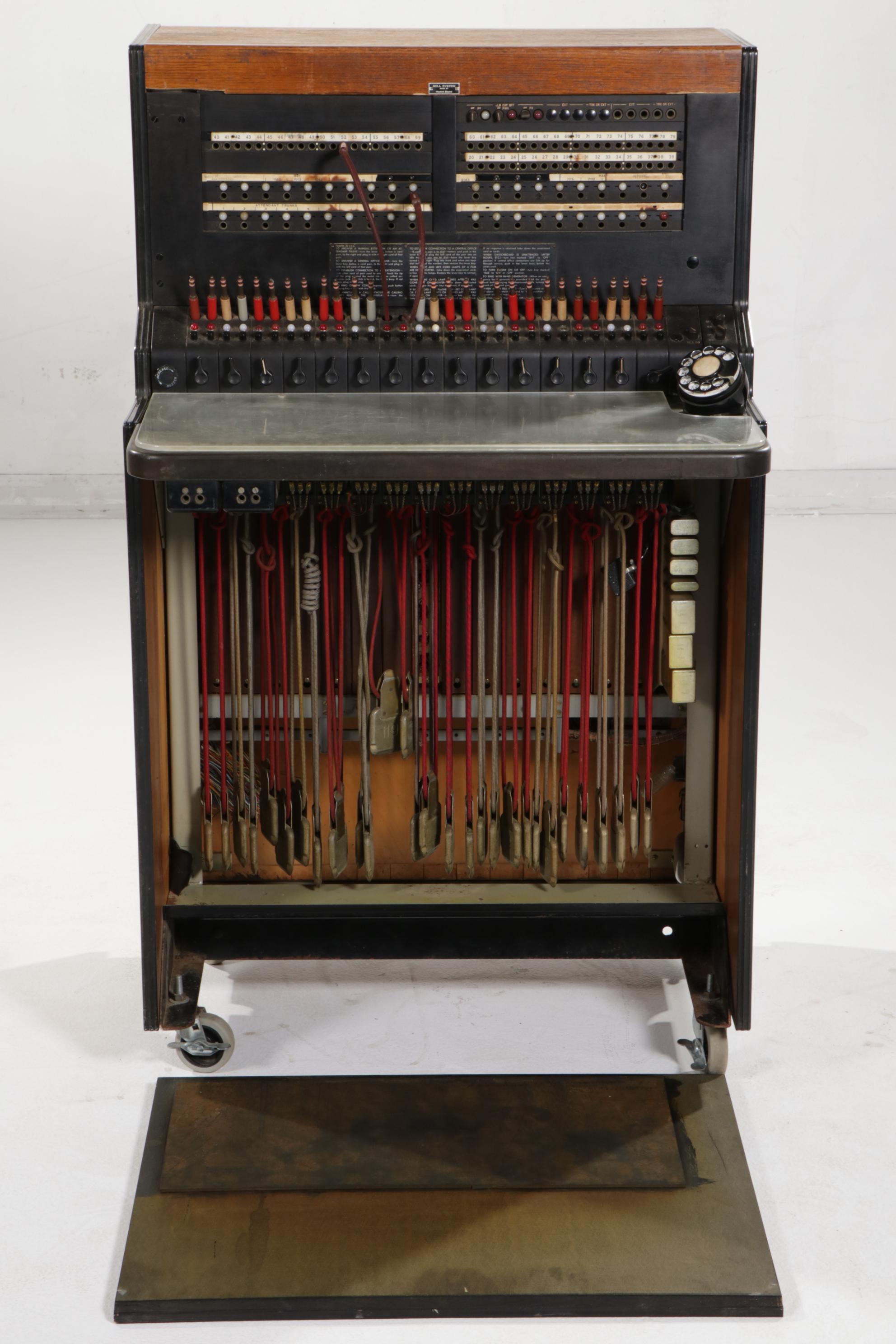 Bell System by Western Electric 556A PBX Telephone Switchboard, Mid-20th Century