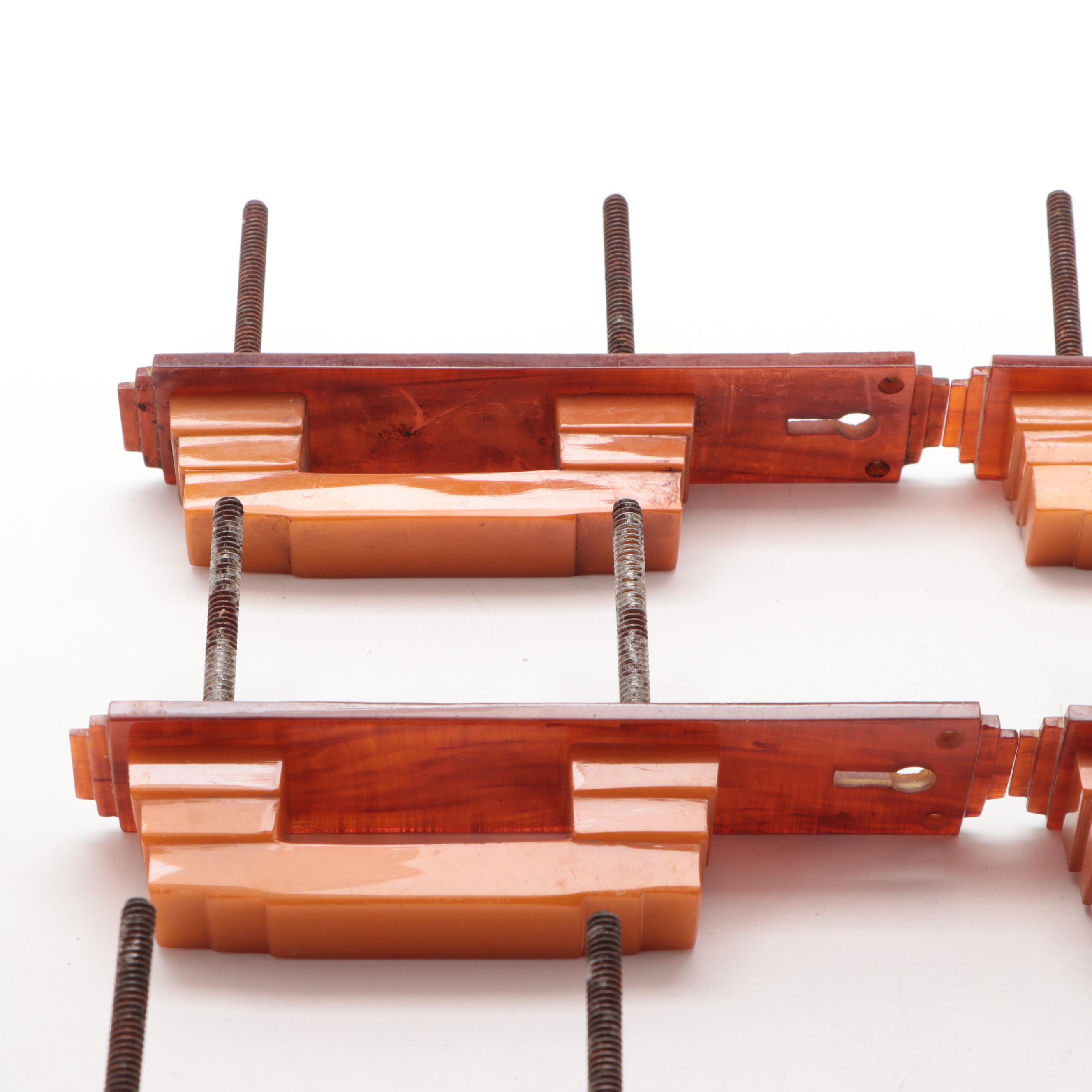 Bakelite Keyhole Back Plate Door Handles