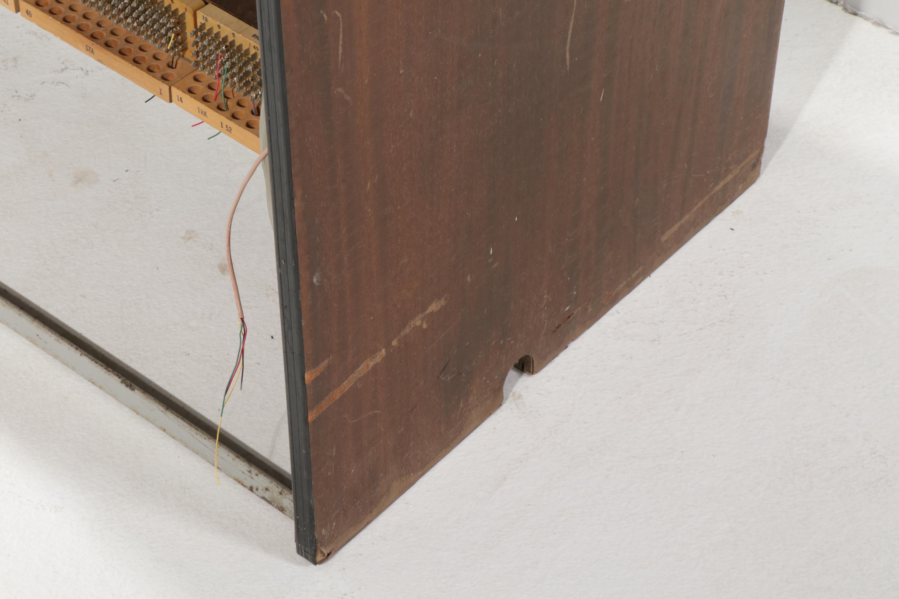 Western Electric Model 555PBX Telephone Switchboard and Chair, Mid-20th Century