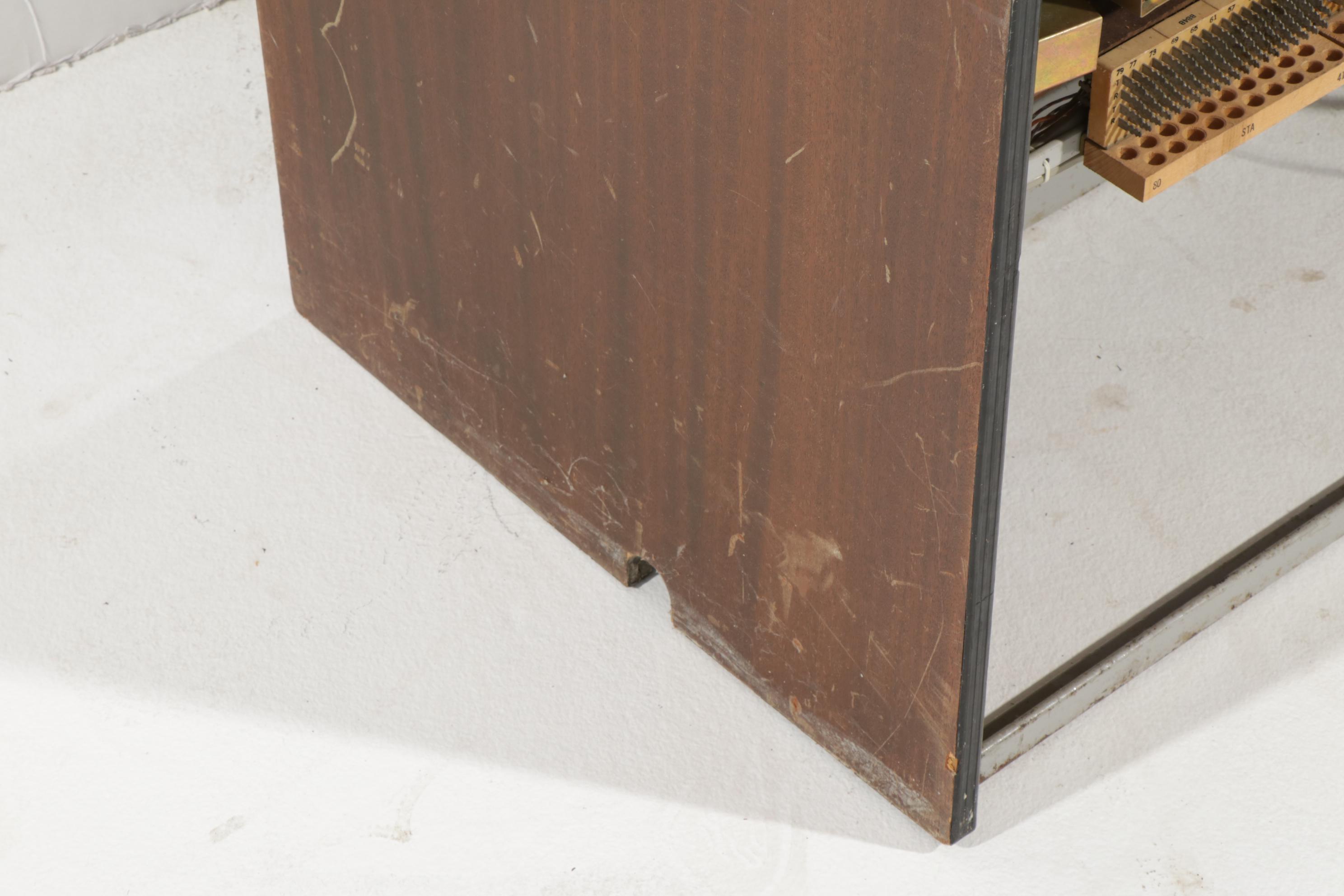 Western Electric Model 555PBX Telephone Switchboard and Chair, Mid-20th Century